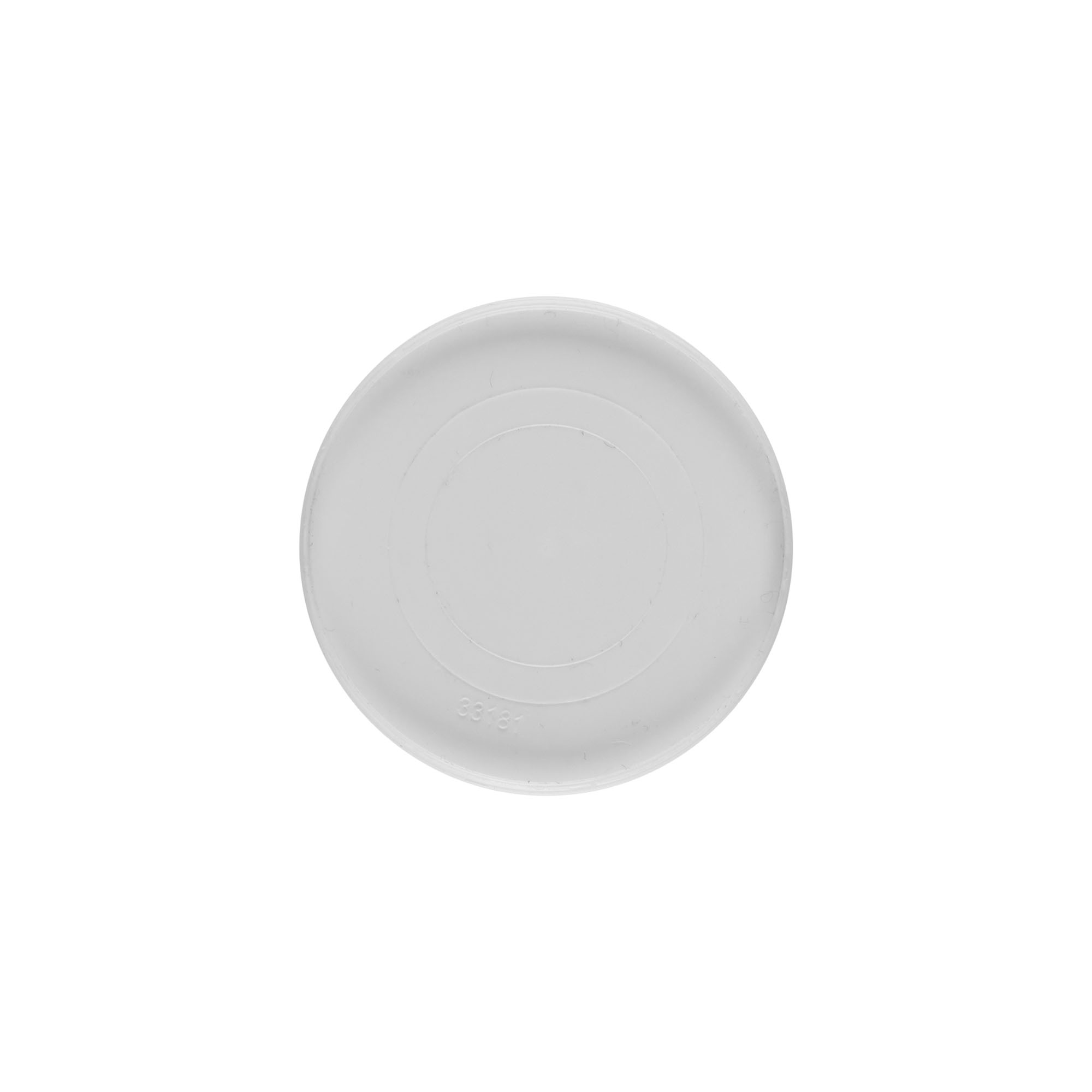 Disco de cobertura para 30 ml 'Bianca', plástico PP, branco