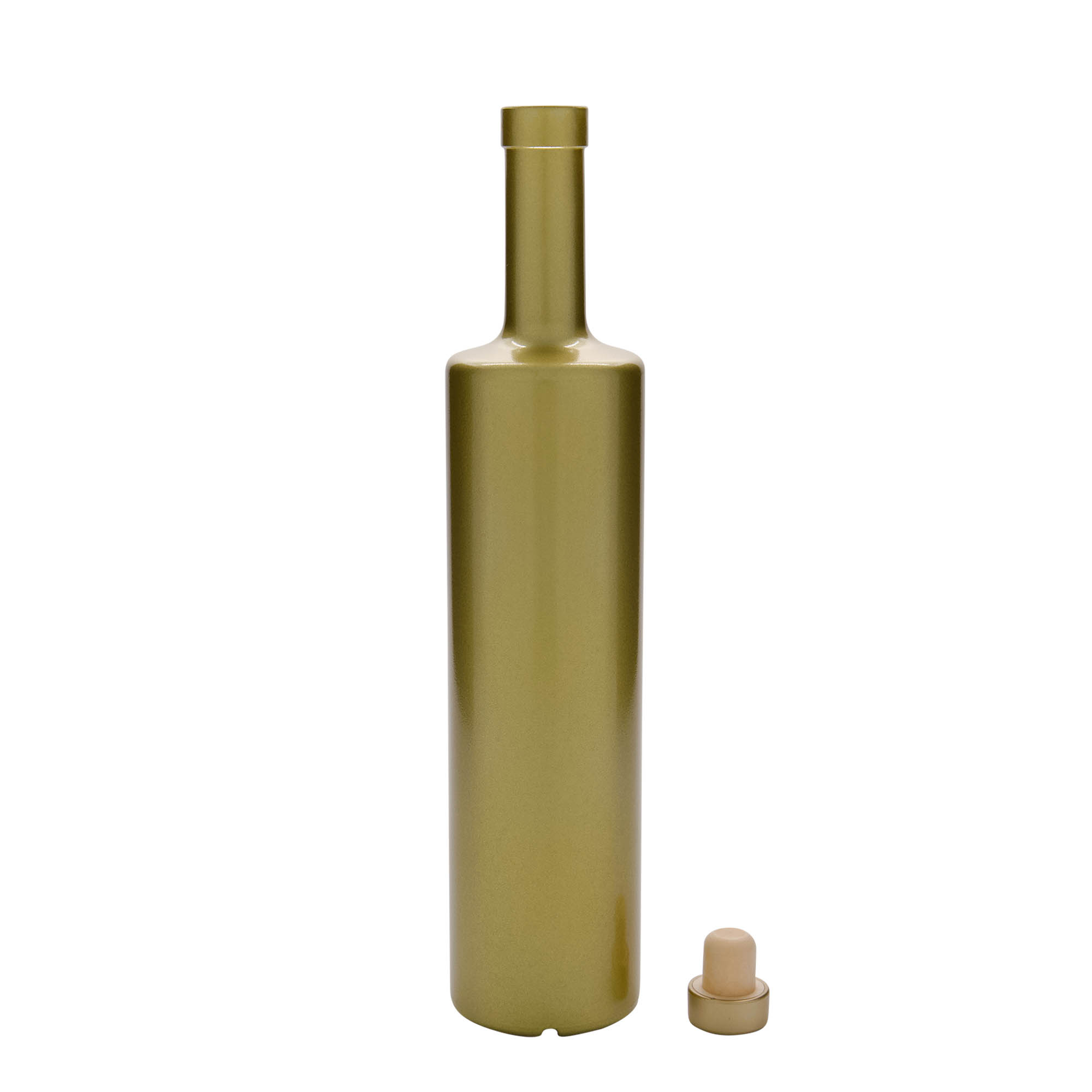 Garrafa de vidro de 700 ml 'Centurio', dourada, bocal: cortiça Garrafa de vidro de 700 ml 'Centurio', dourada, bocal: cortiça
