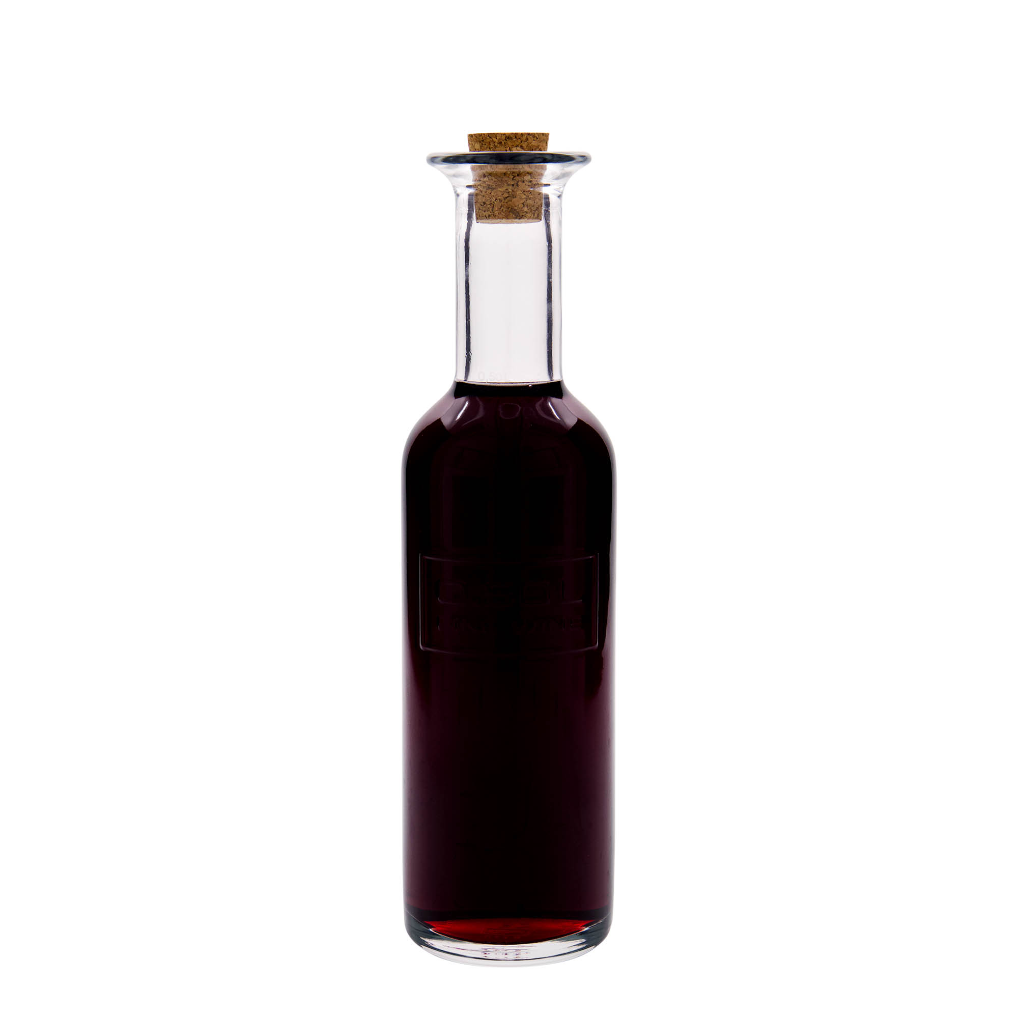 Garrafa de vidro de 500 ml 'Optima Fine Wine', boca: cortiça
