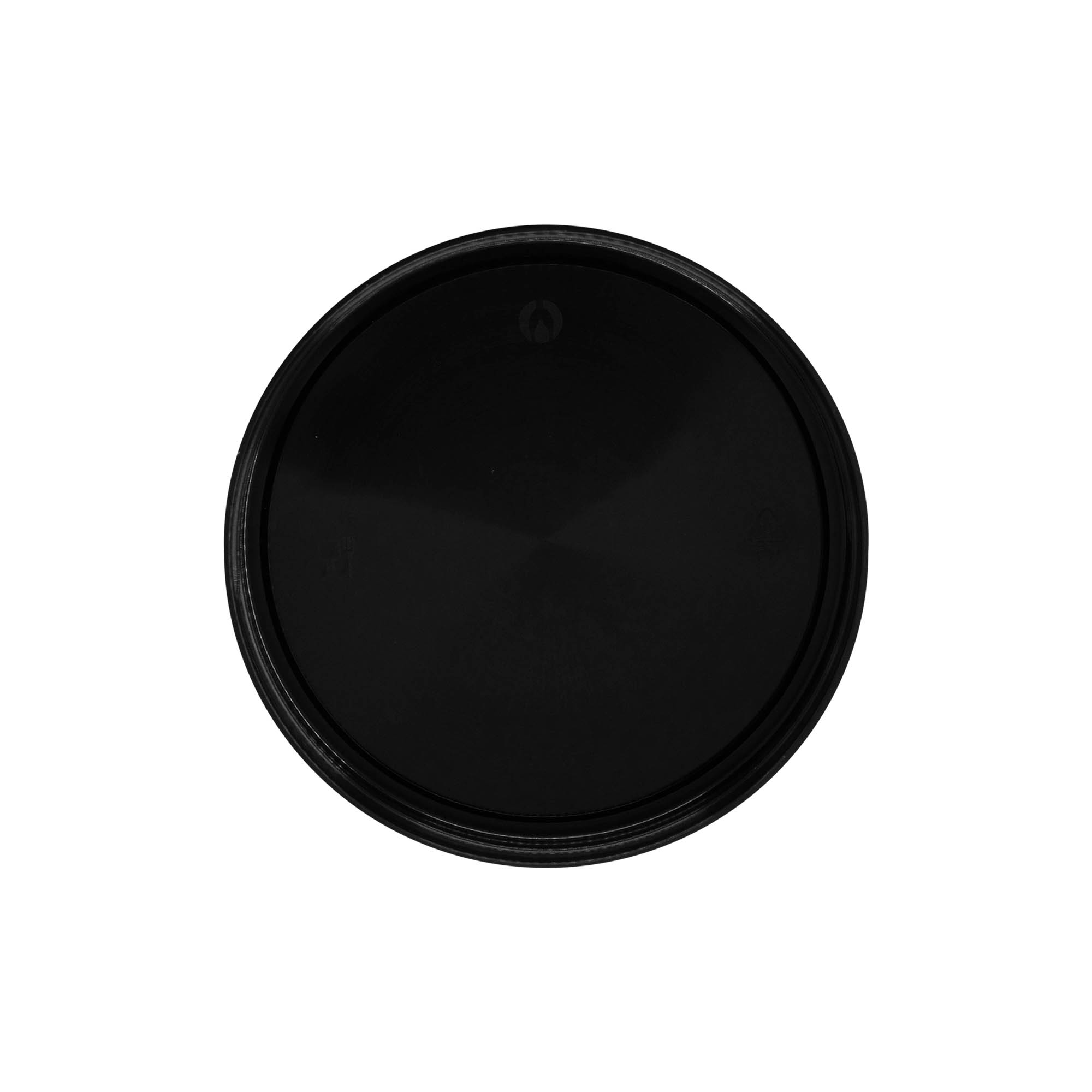 Tampa de rosca, plástico PP, preta, para boca: 100/400 Tampa de rosca, plástico PP, preta, para boca: 100/400