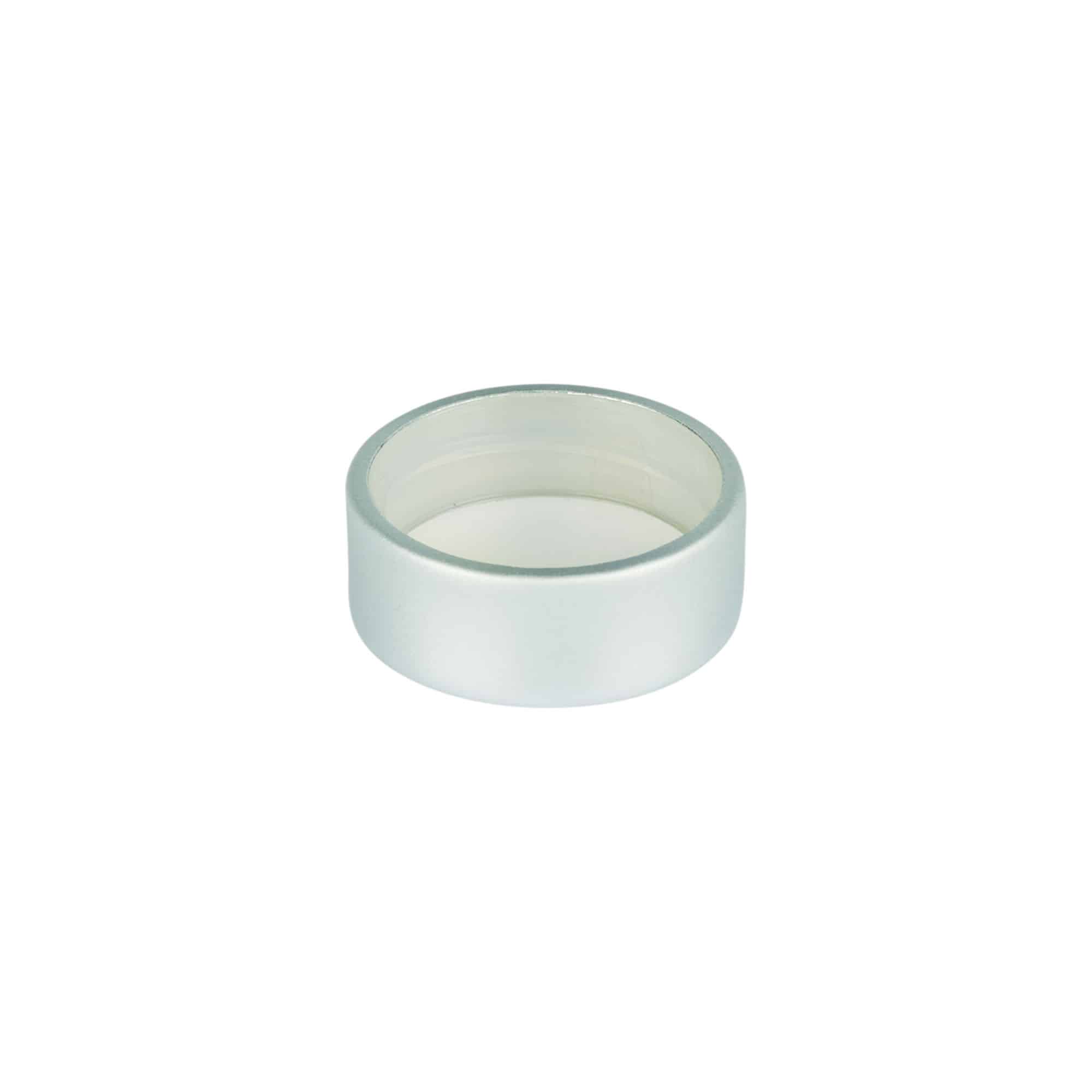 Tampa de rosca, metal, prateado, para boca: GPI 28/400