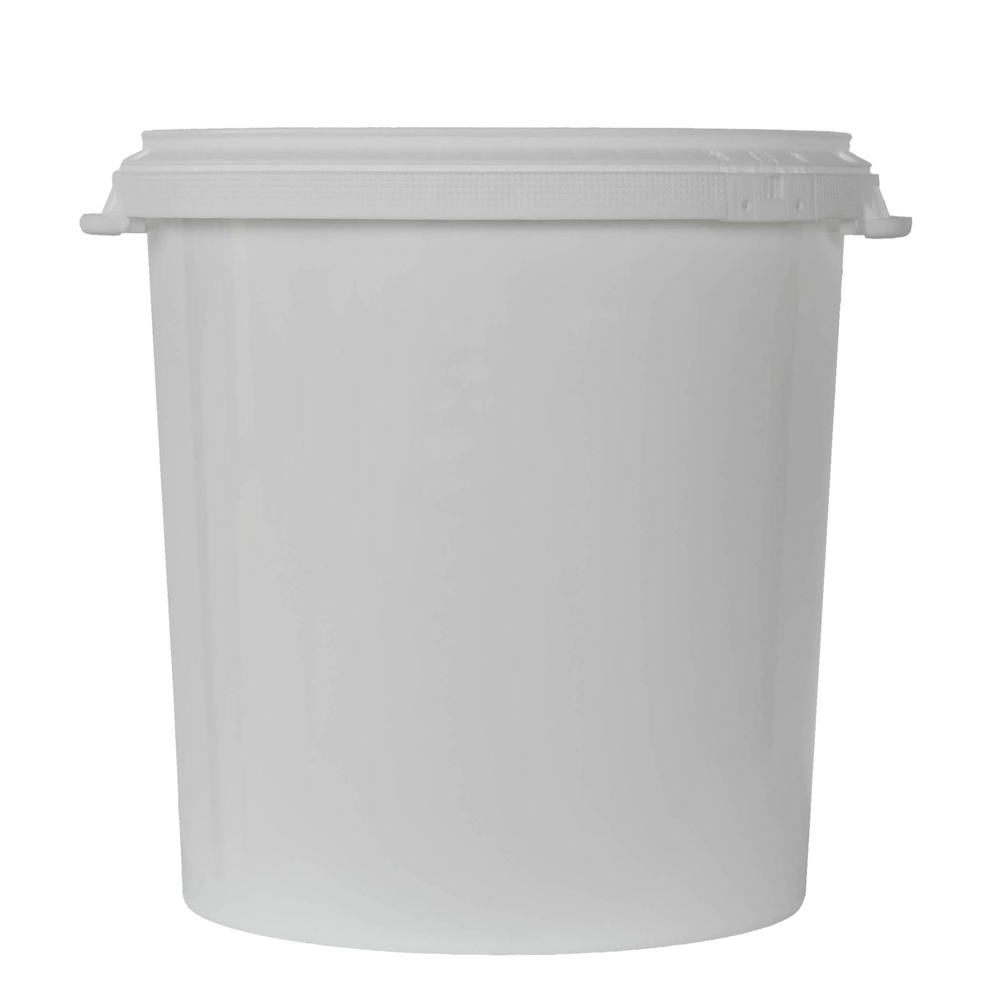 Balde de 30 l, plástico PP, branco