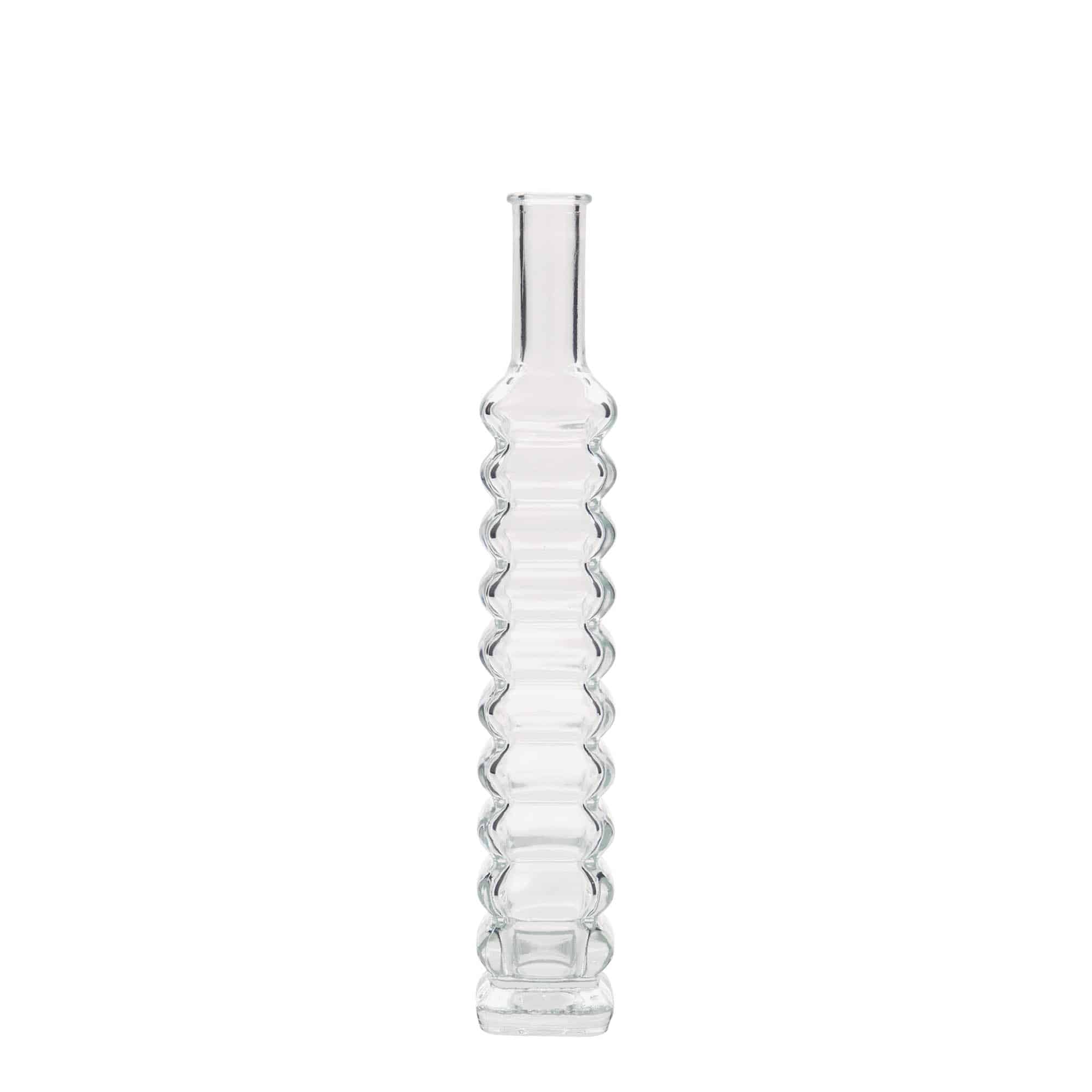 100 ml Garrafa de vidro 'Roma', quadrada, boca: Cortiça 100 ml Garrafa de vidro 'Roma', quadrada, boca: Cortiça