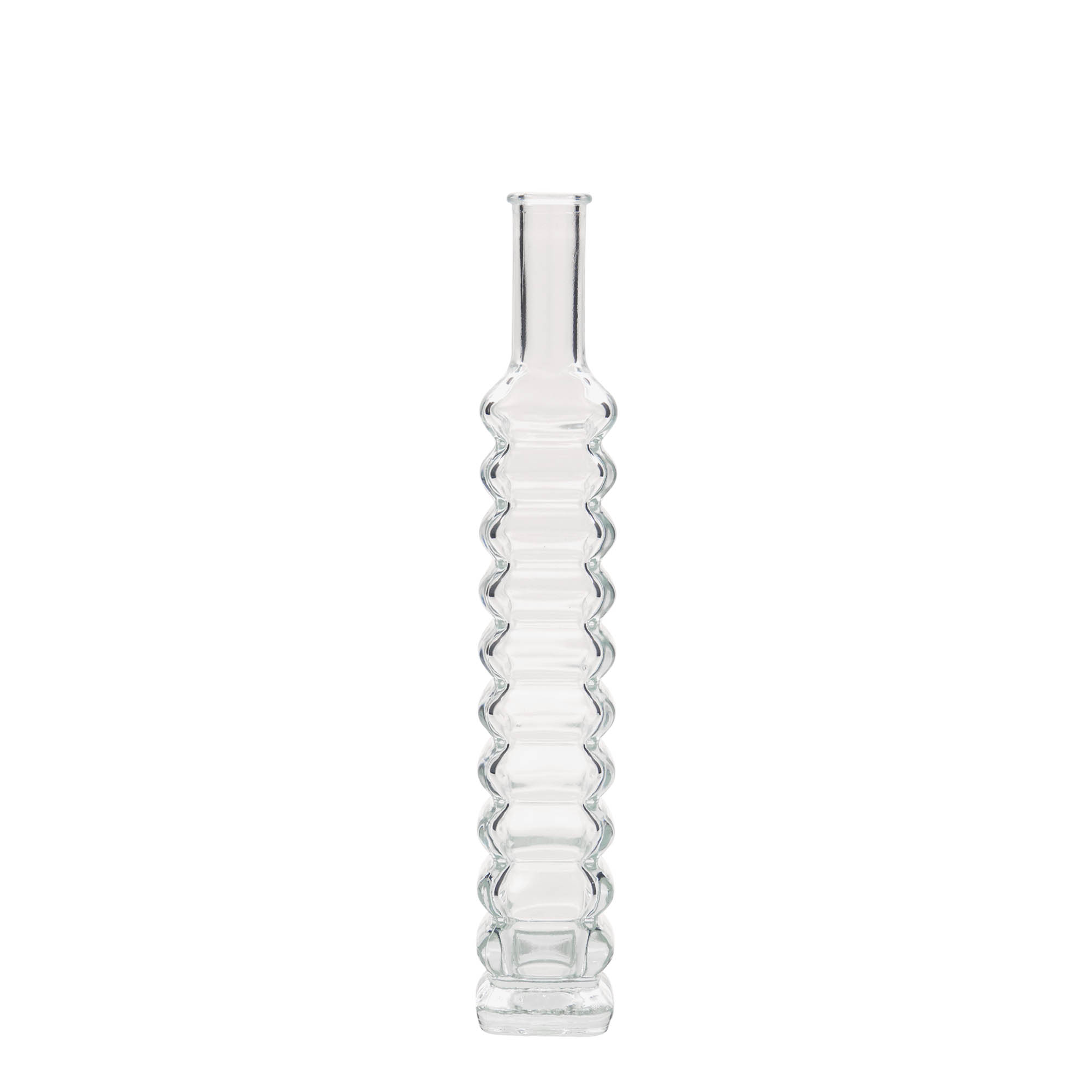 Frasco de vidro de 100 ml 'Roma', quadrado, boca: cortiça Frasco de vidro de 100 ml 'Roma', quadrado, boca: cortiça