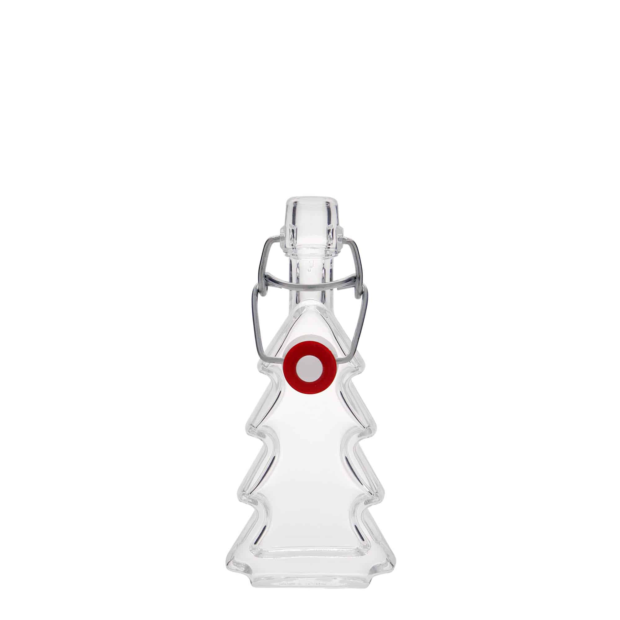 40 ml Garrafa de vidro 'Árvore de Natal', boca: Tampa mecânica 40 ml Garrafa de vidro 'Árvore de Natal', boca: Tampa mecânica