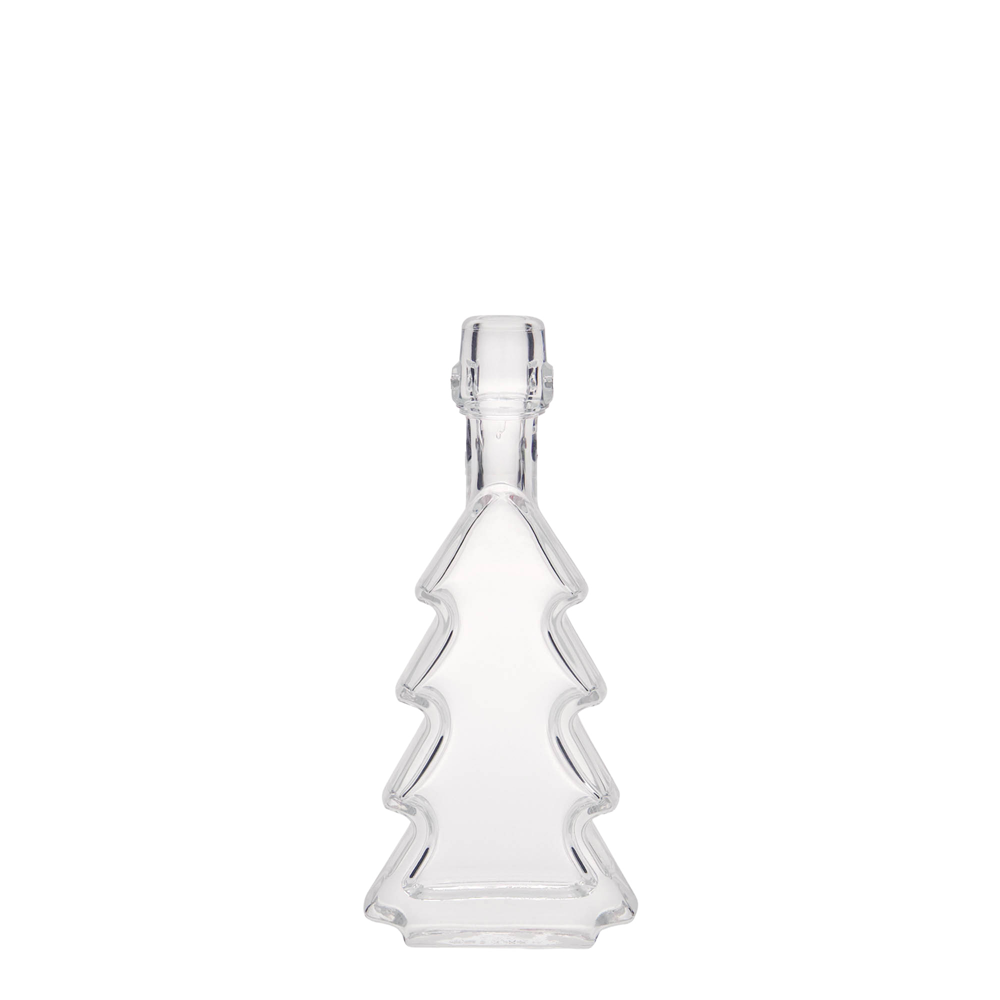 Frasco de vidro de 40 ml 'Árvore de Natal', boca: fecho de alça Frasco de vidro de 40 ml 'Árvore de Natal', boca: fecho de alça