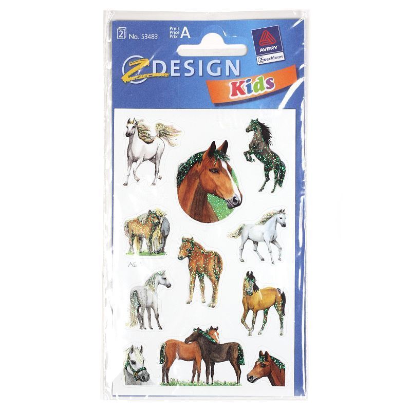 Autocolantes Zweckform 'Cavalos', papel, multicolor Autocolantes Zweckform 'Cavalos', papel, multicolor