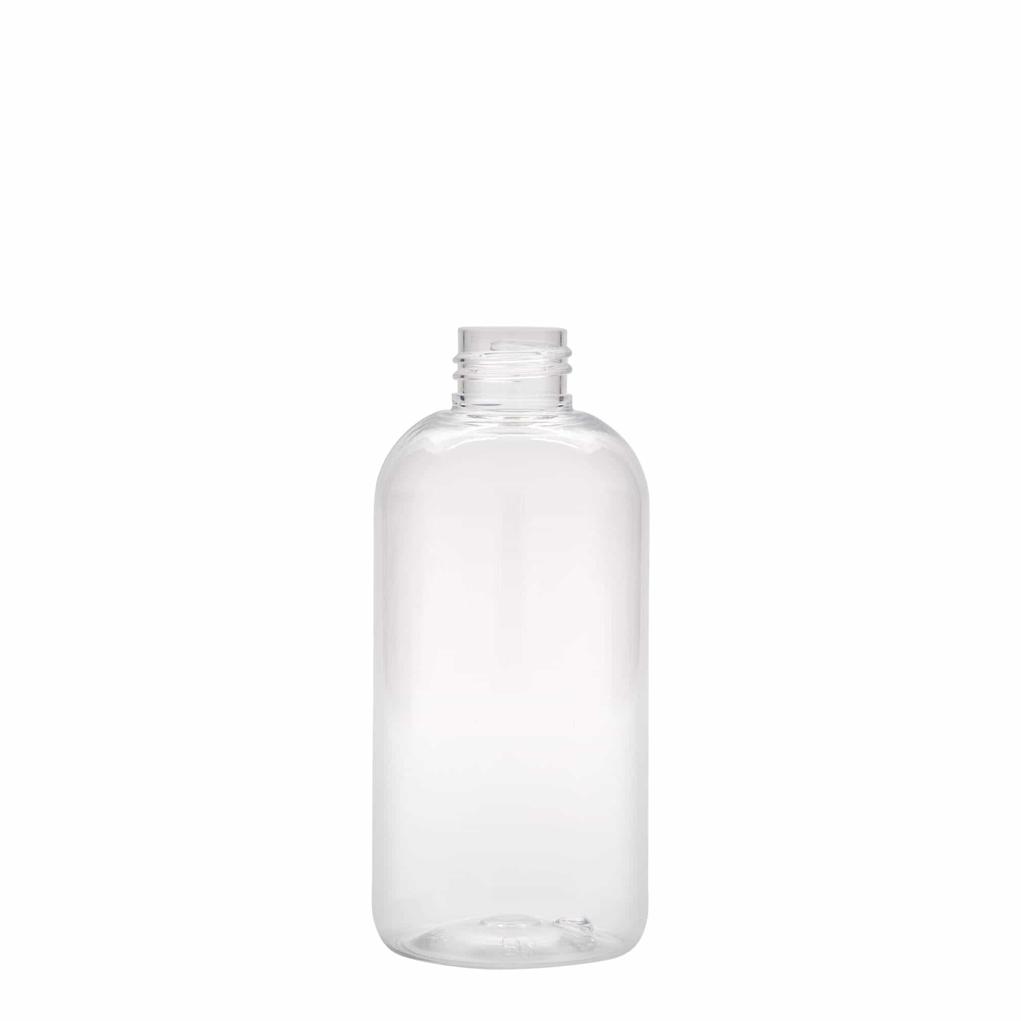 200 ml Garrafa PET 'Boston', plástico, boca: GPI 24/410 200 ml Garrafa PET 'Boston', plástico, boca: GPI 24/410