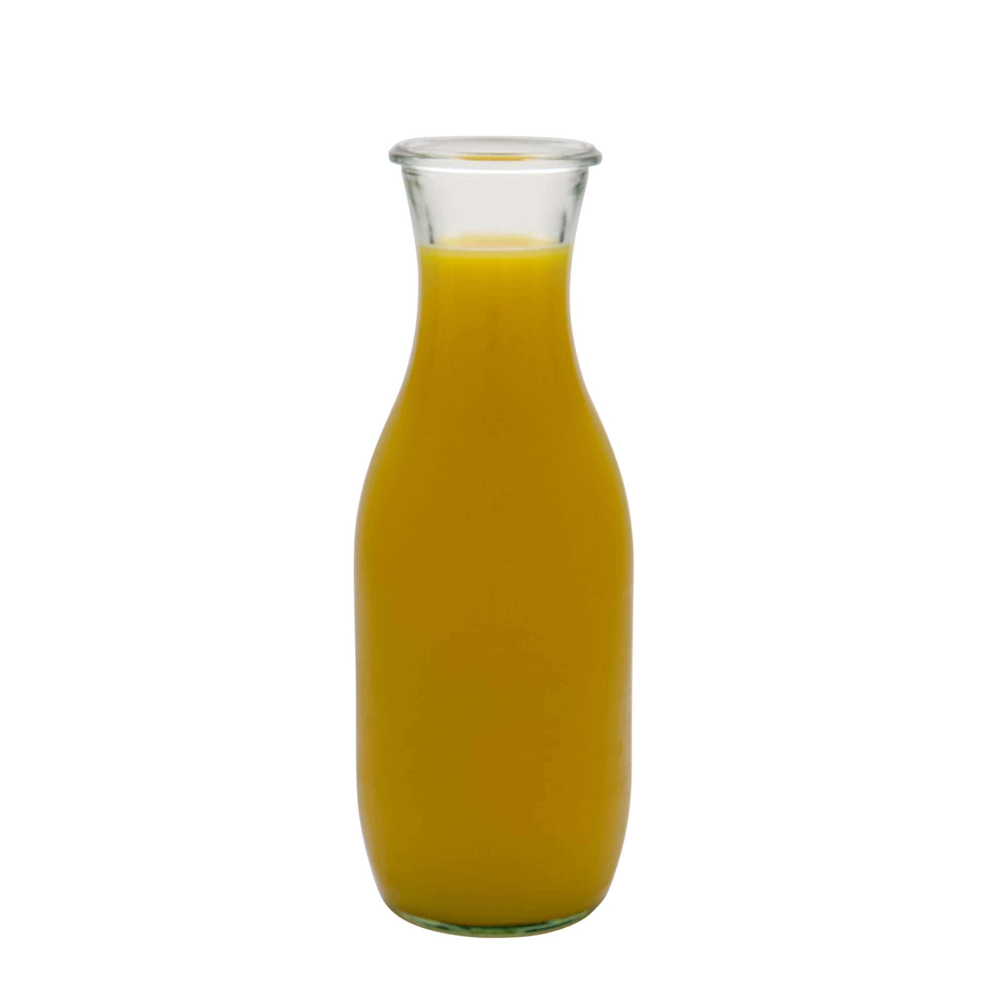 1.000 ml Garrafa de sumo WECK, Boca: Borda redonda