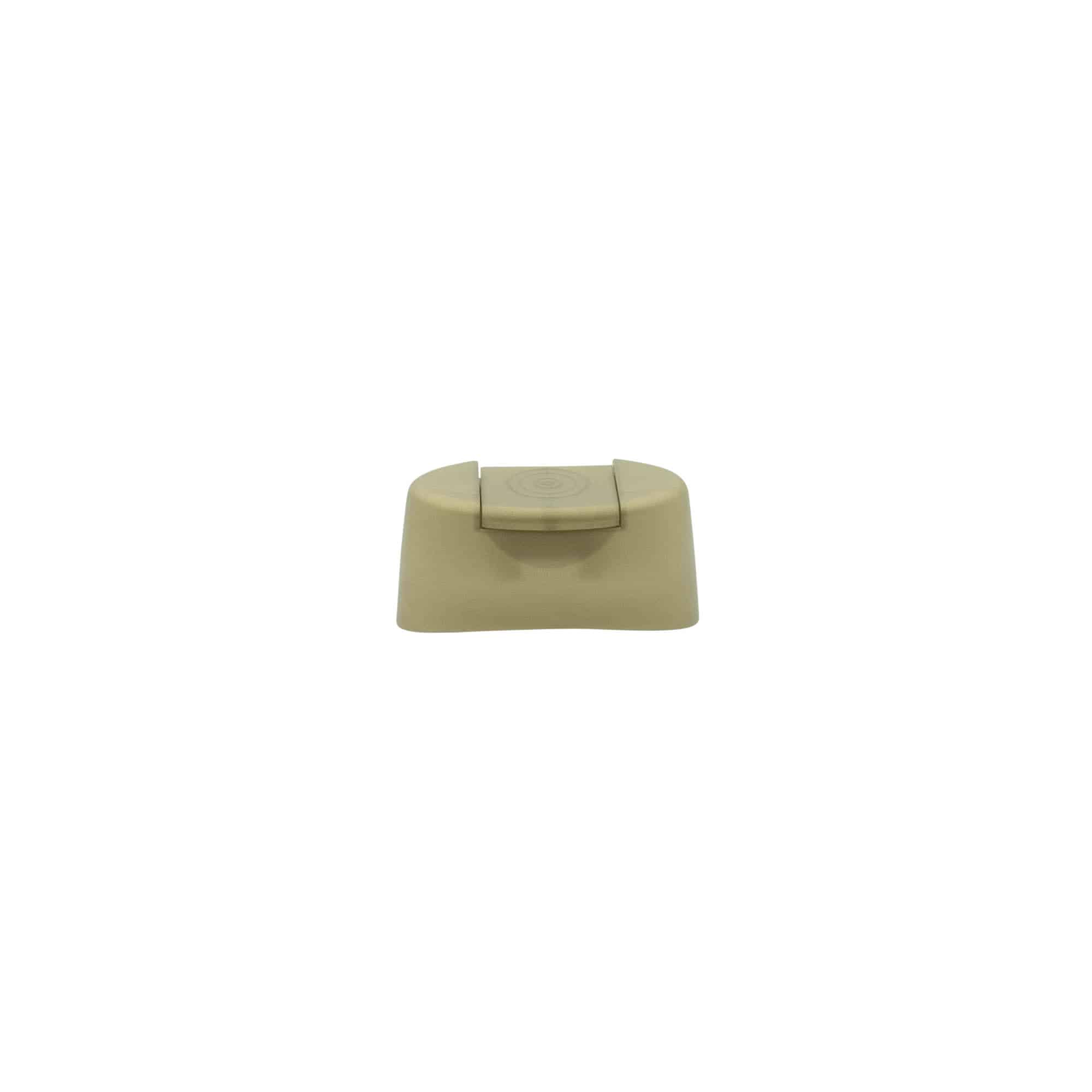 Fecho de encaixe com dobradiça articulada, dourado, para: Frasco squeeze