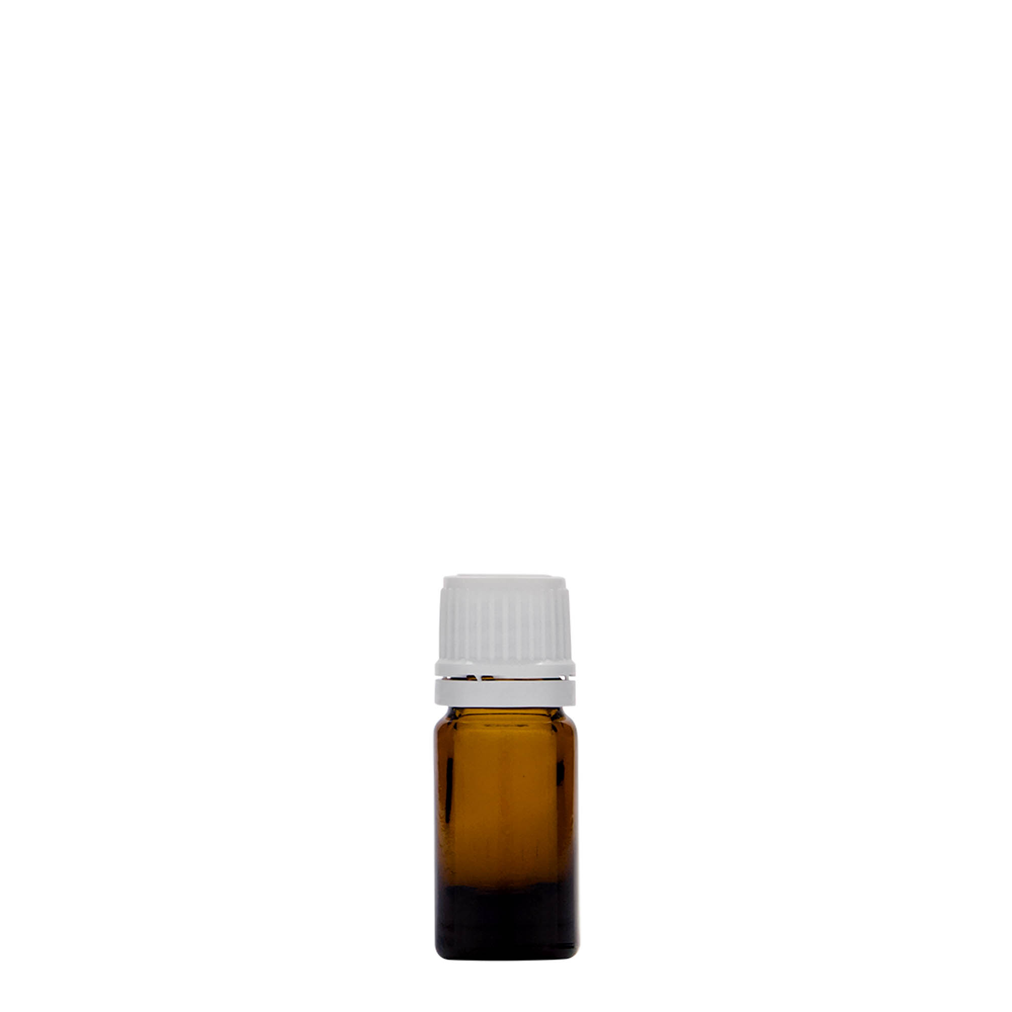 Frasco de medicamento de 5 ml, vidro, castanho, boca: DIN 18 Frasco de medicamento de 5 ml, vidro, castanho, boca: DIN 18