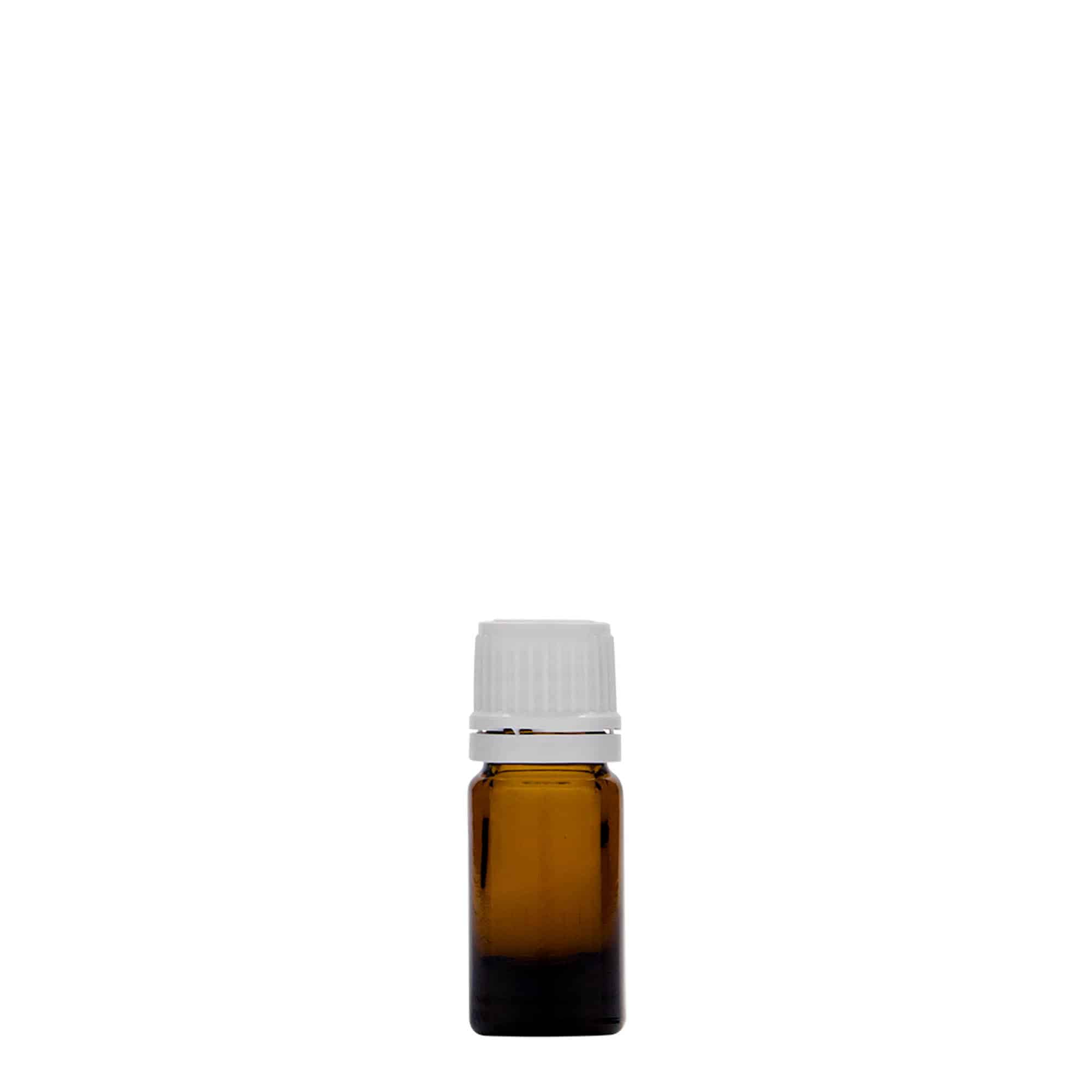 Frasco de medicamento de 5 ml, vidro, castanho, boca: DIN 18