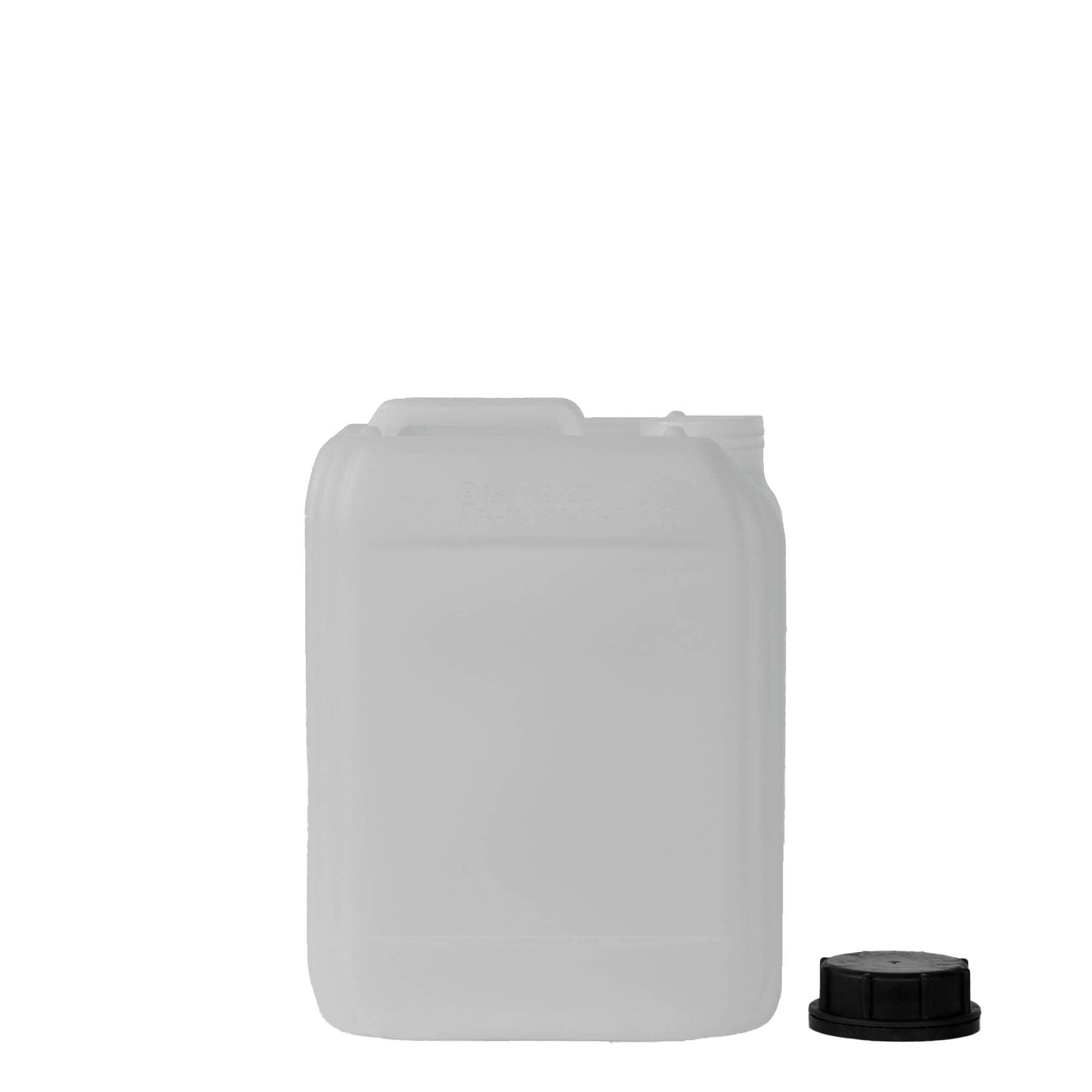 5 l contentor, retangular, plástico HDPE, natural, abertura: ND 55