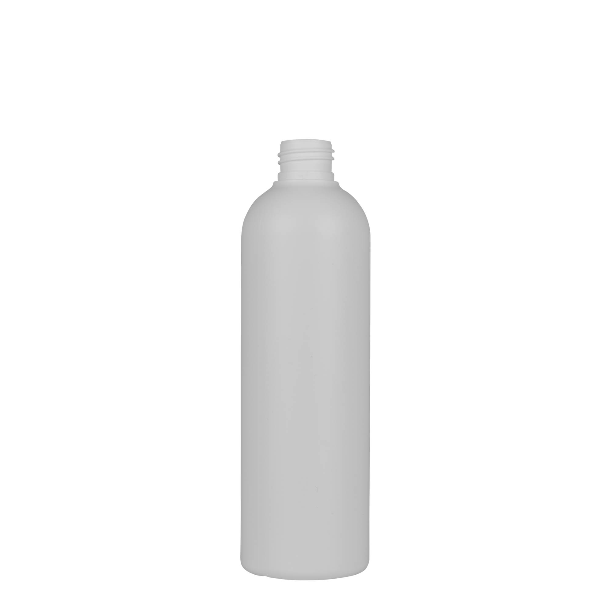 Frasco de plástico de 300 ml 'Tuffy', HDPE, branco, boca: 24/410