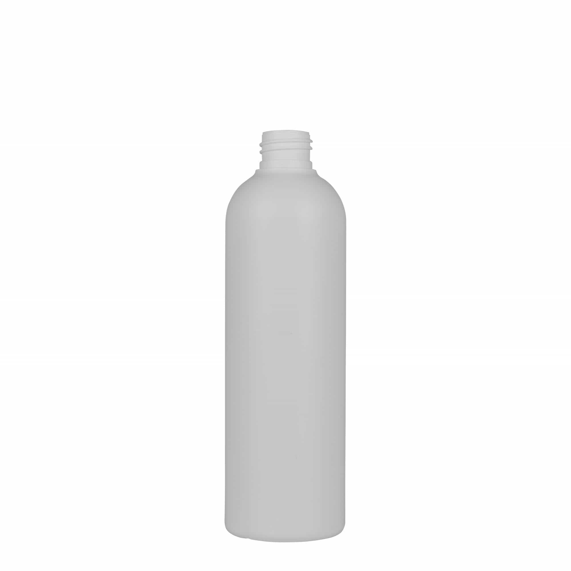 Frasco de plástico de 300 ml 'Tuffy', HDPE, branco, boca: 24/410