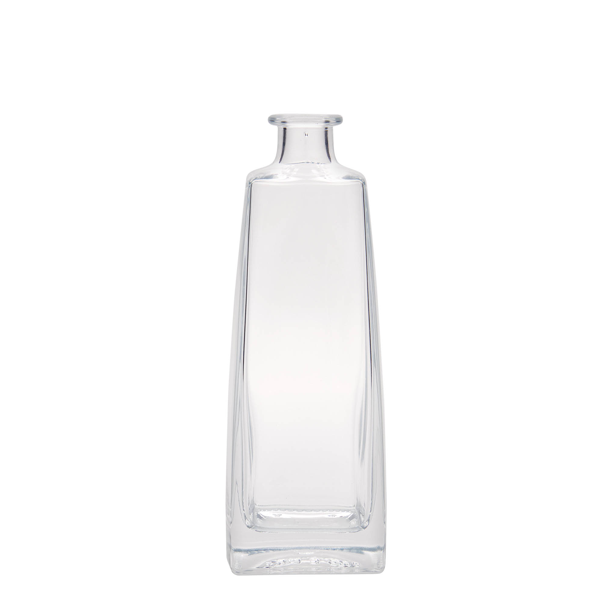 Garrafa de vidro de 500 ml 'Timmy', retangular, bocal: cortiça Garrafa de vidro de 500 ml 'Timmy', retangular, bocal: cortiça