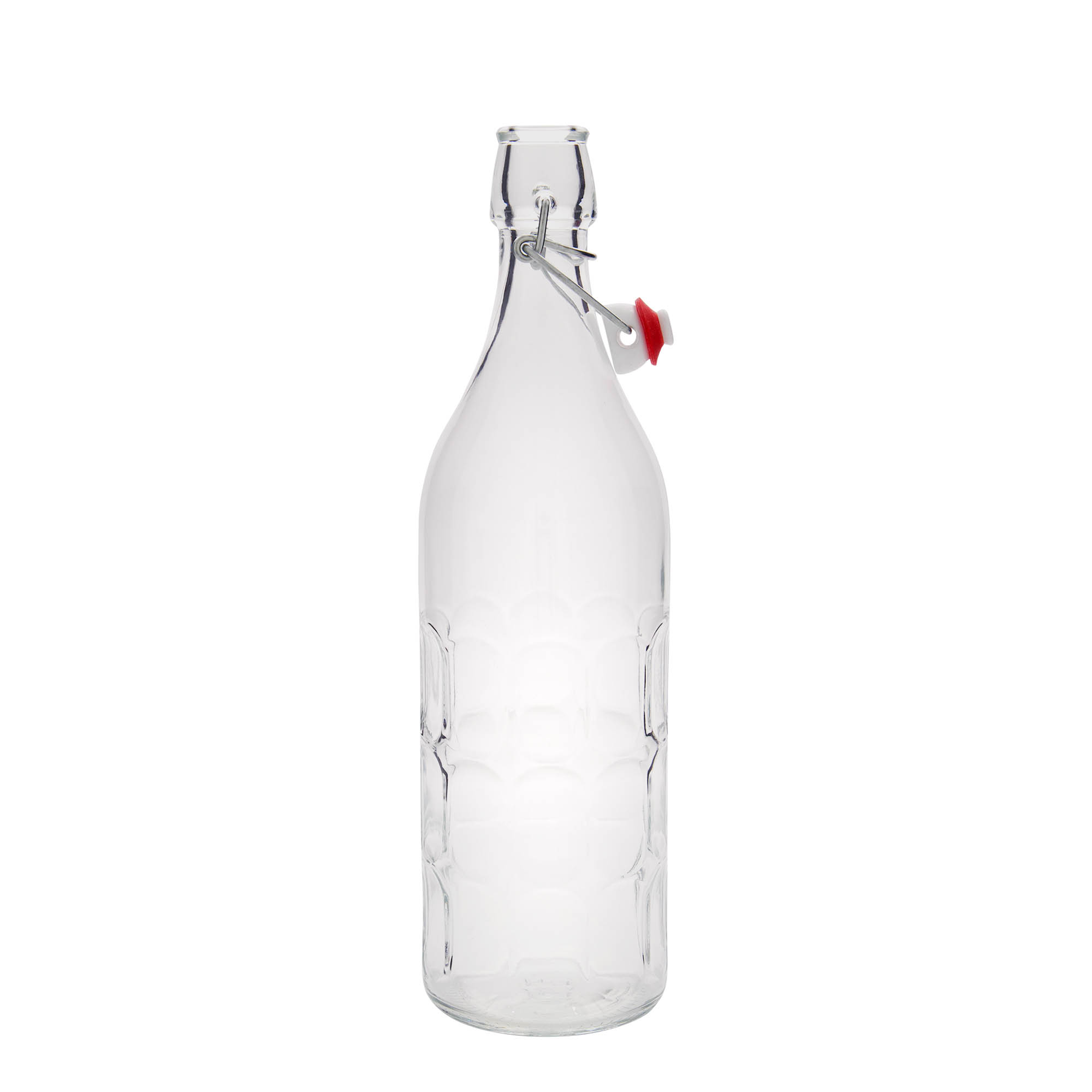 Garrafa de vidro Moresca 1.000 ml, boca: fecho de mola Garrafa de vidro Moresca 1.000 ml, boca: fecho de mola