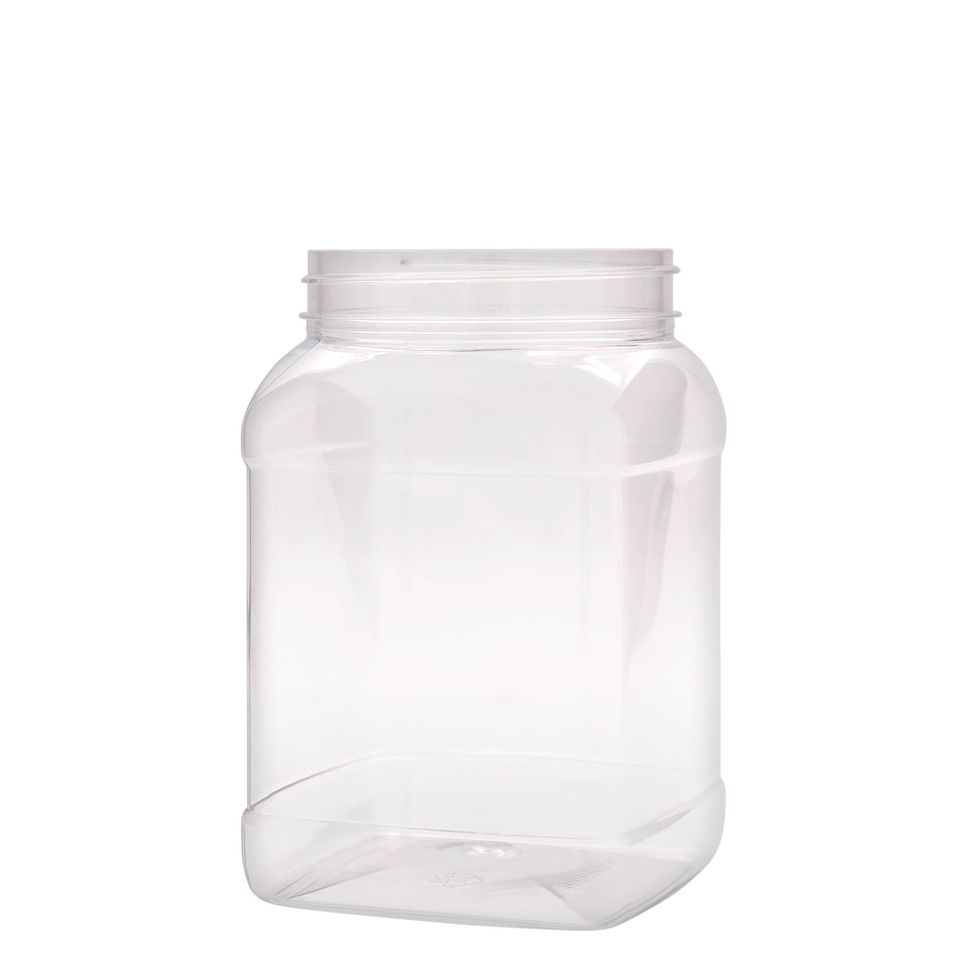 1.500 ml Lata PET 'Dana', quadrada, plástico, bocal: 100/400 1.500 ml Lata PET 'Dana', quadrada, plástico, bocal: 100/400