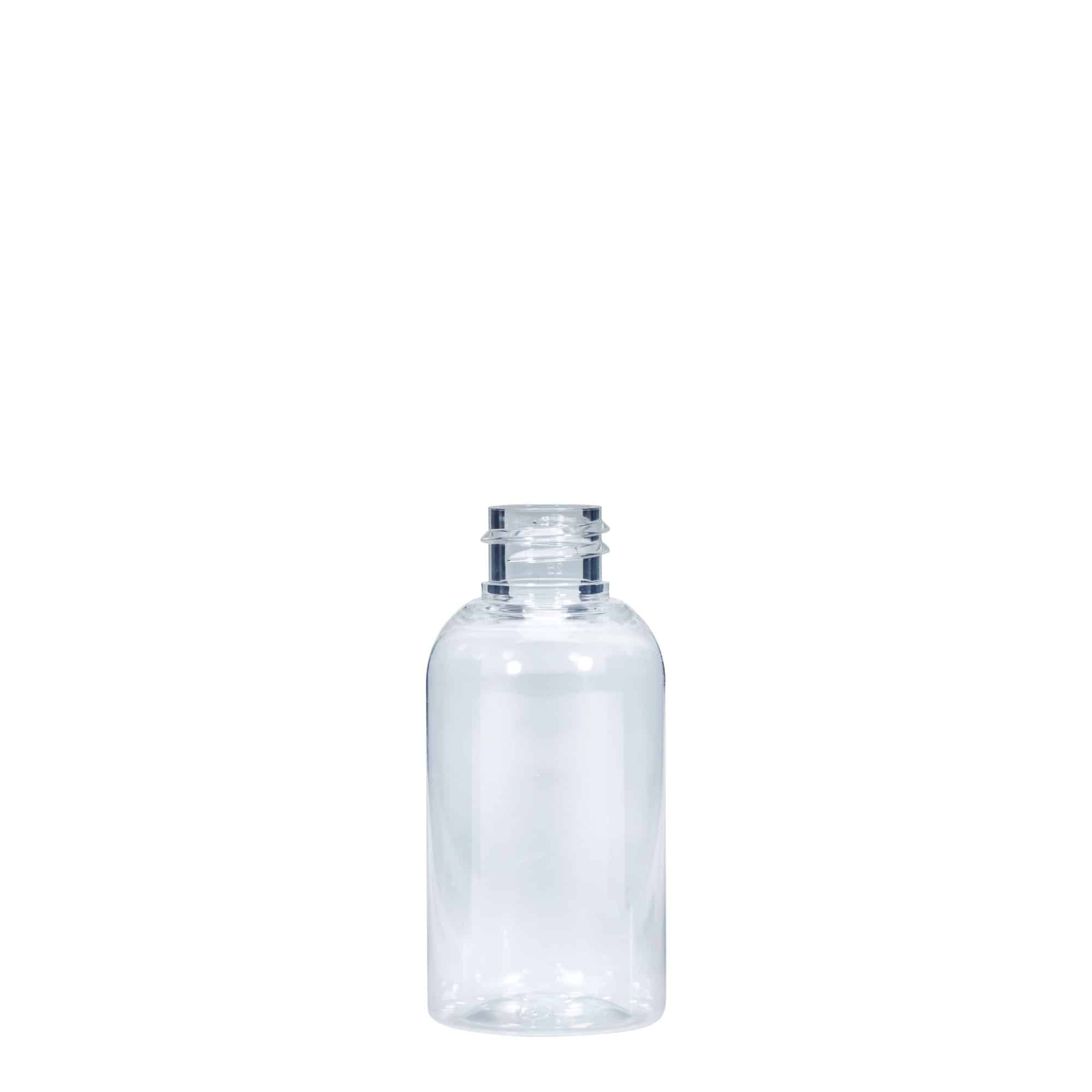 50 ml Garrafa PET 'Boston', plástico, boca: 20/410