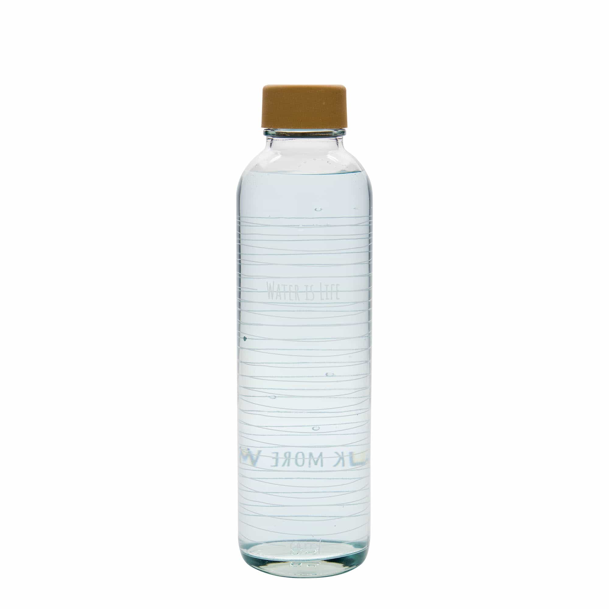Garrafa de beber CARRY Bottle 'Water is Life' 700 ml, Boca: Tampa de rosca Garrafa de beber CARRY Bottle 'Water is Life' 700 ml, Boca: Tampa de rosca