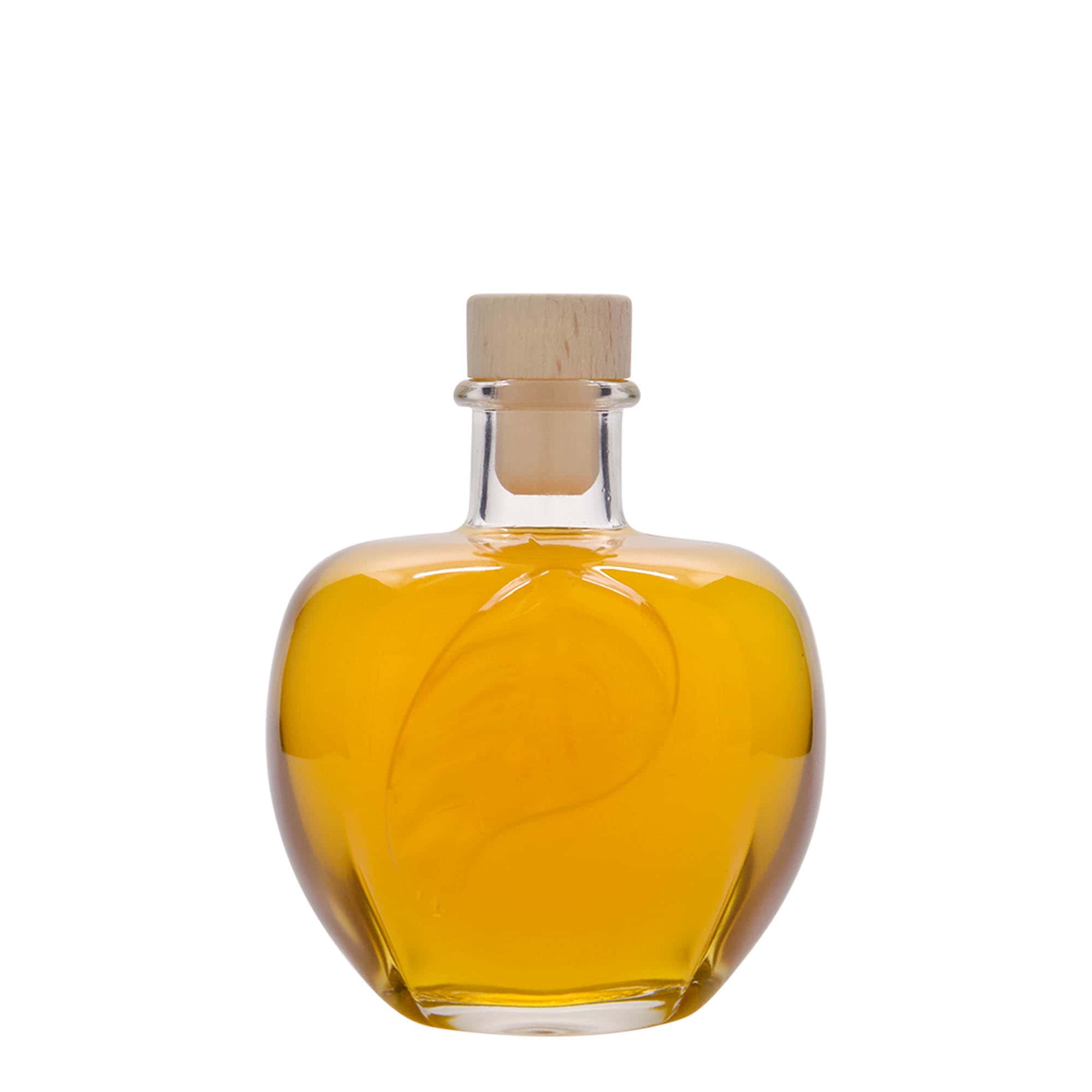 350 ml Garrafa de vidro 'Maça', boca: Cortiça
