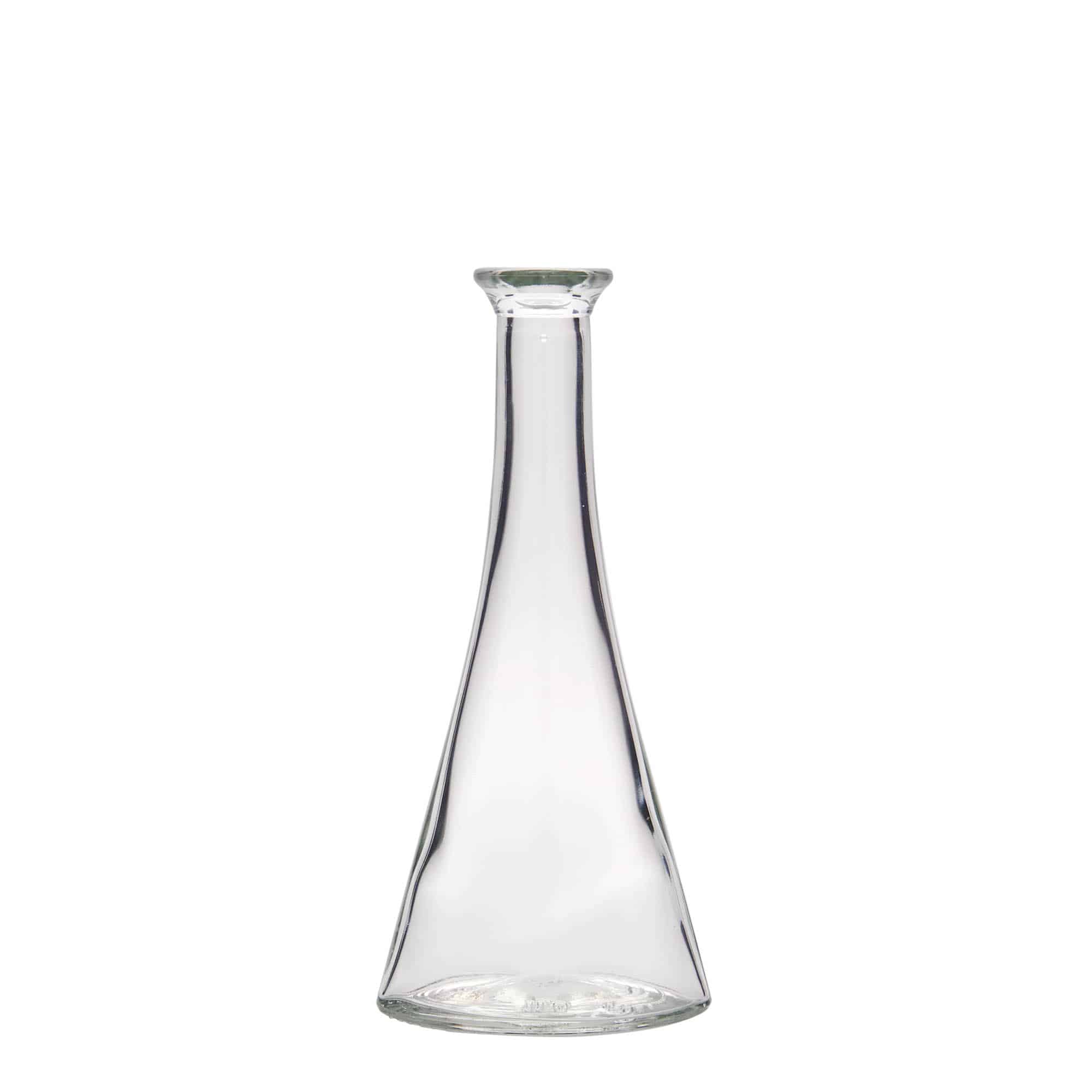 Frasco de vidro de 100 ml 'Veronica', semi-redondo, boca: cortiça