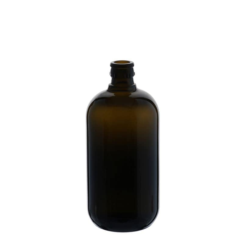 750 ml Garrafa para azeite e vinagre 'Biolio', vidro, verde antigo, boca: DOP 750 ml Garrafa para azeite e vinagre 'Biolio', vidro, verde antigo, boca: DOP