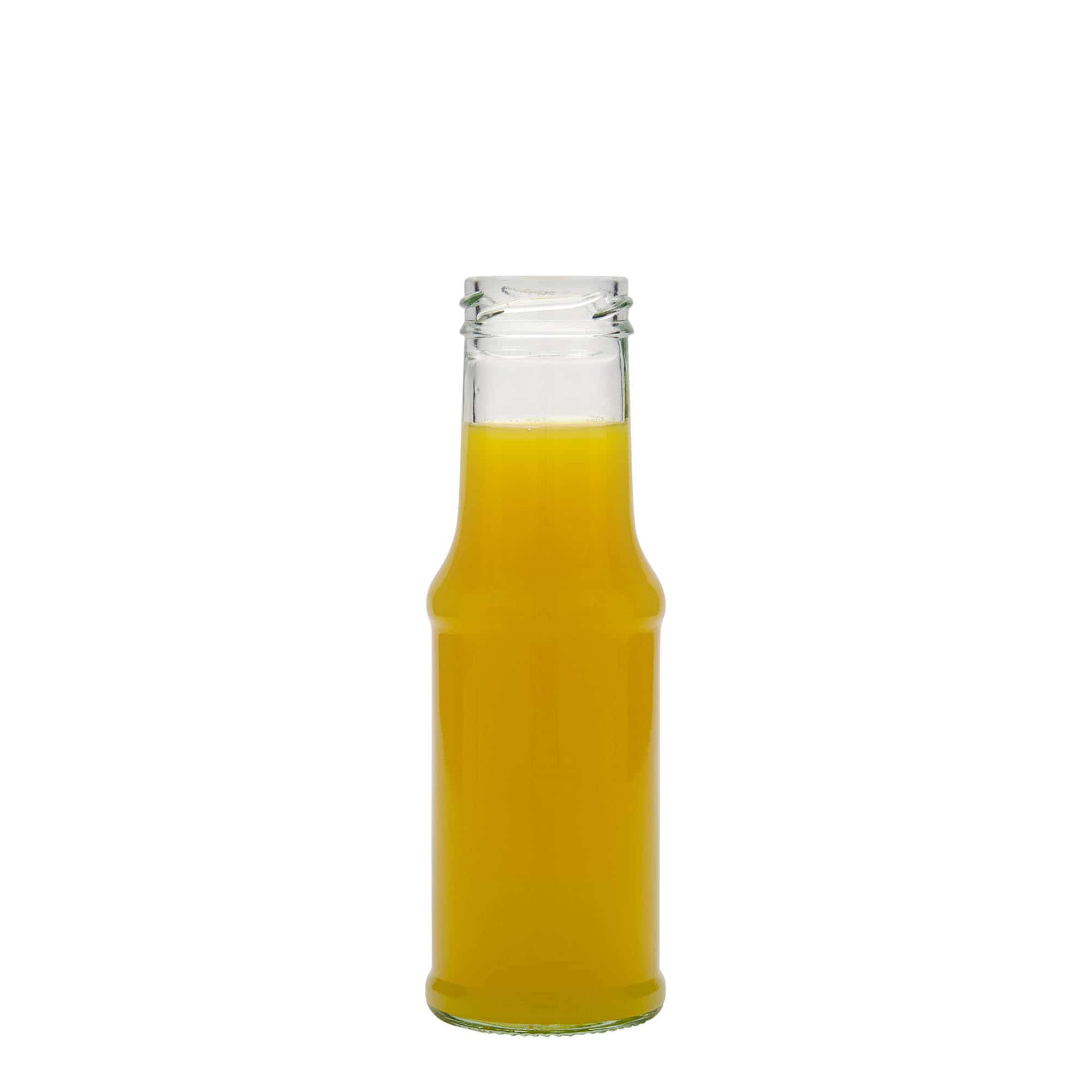 Frasco para molhos de 200 ml, vidro, boca: Twist-Off (TO 43)