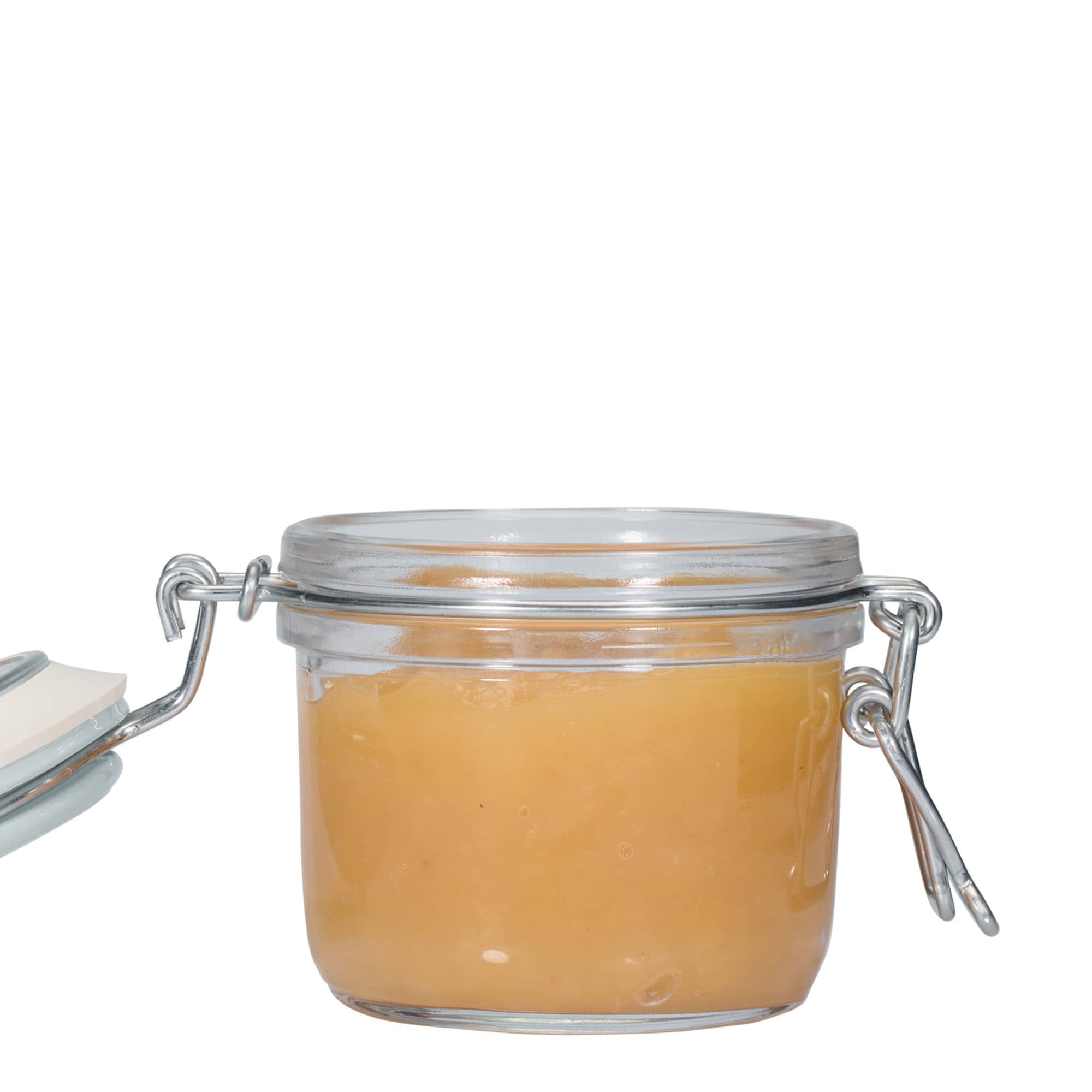 Frasco de vidro com fecho de alavanca de 200 ml 'Fido', azul, boca: fecho de alavanca