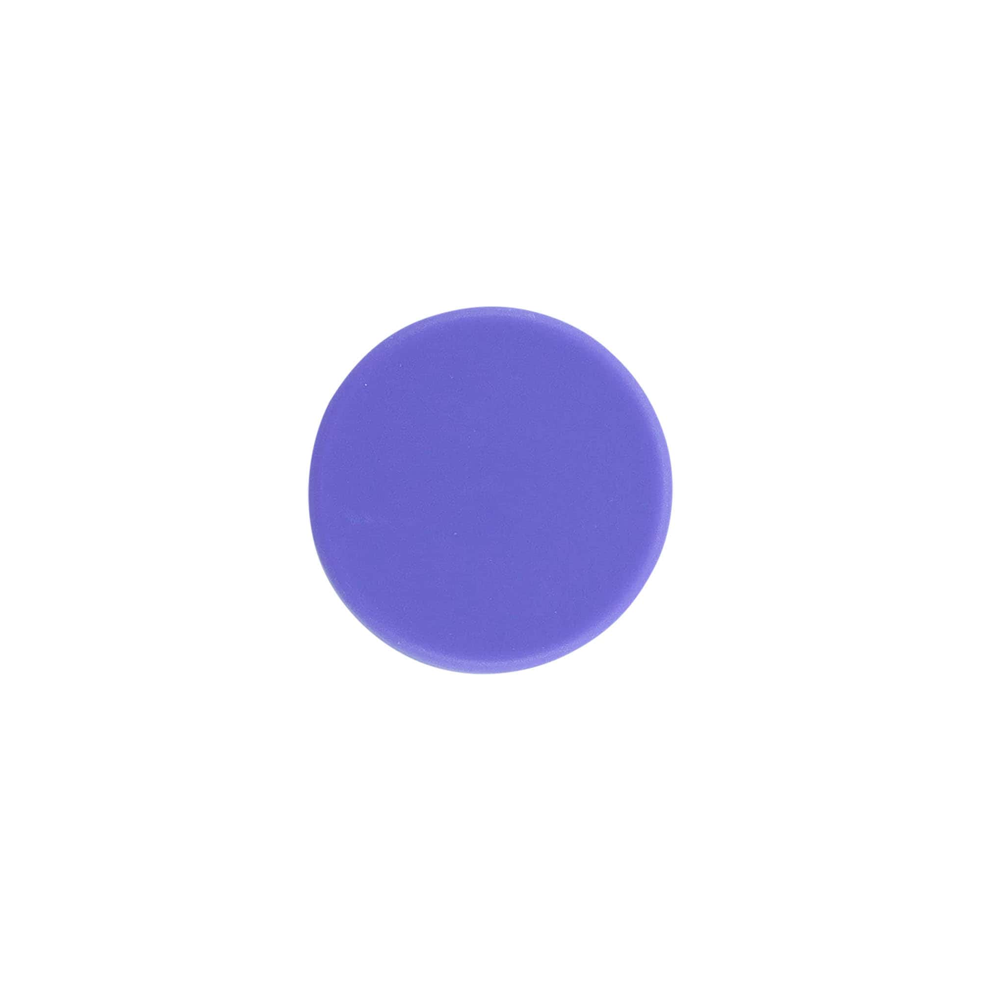 Tampa de rosca, plástico ABS, violeta, para bocal: GPI 28/400