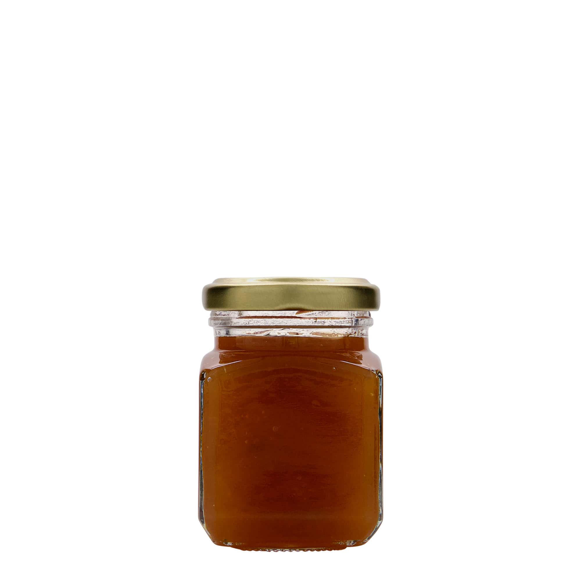 106 ml vidro quadrado, boca: Twist-Off (TO 48)