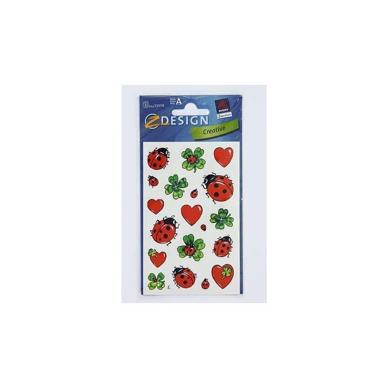 Autocolantes Zweckform 'Amuleto da Sorte', papel, multicolorido Autocolantes Zweckform 'Amuleto da Sorte', papel, multicolorido