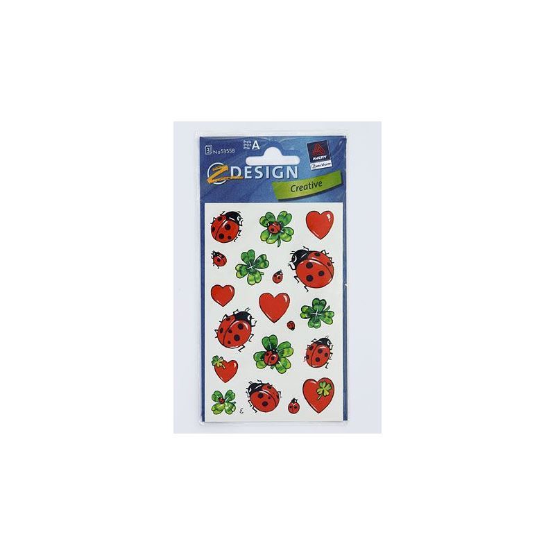 Autocolantes Zweckform 'Amuleto da Sorte', papel, multicolorido Autocolantes Zweckform 'Amuleto da Sorte', papel, multicolorido