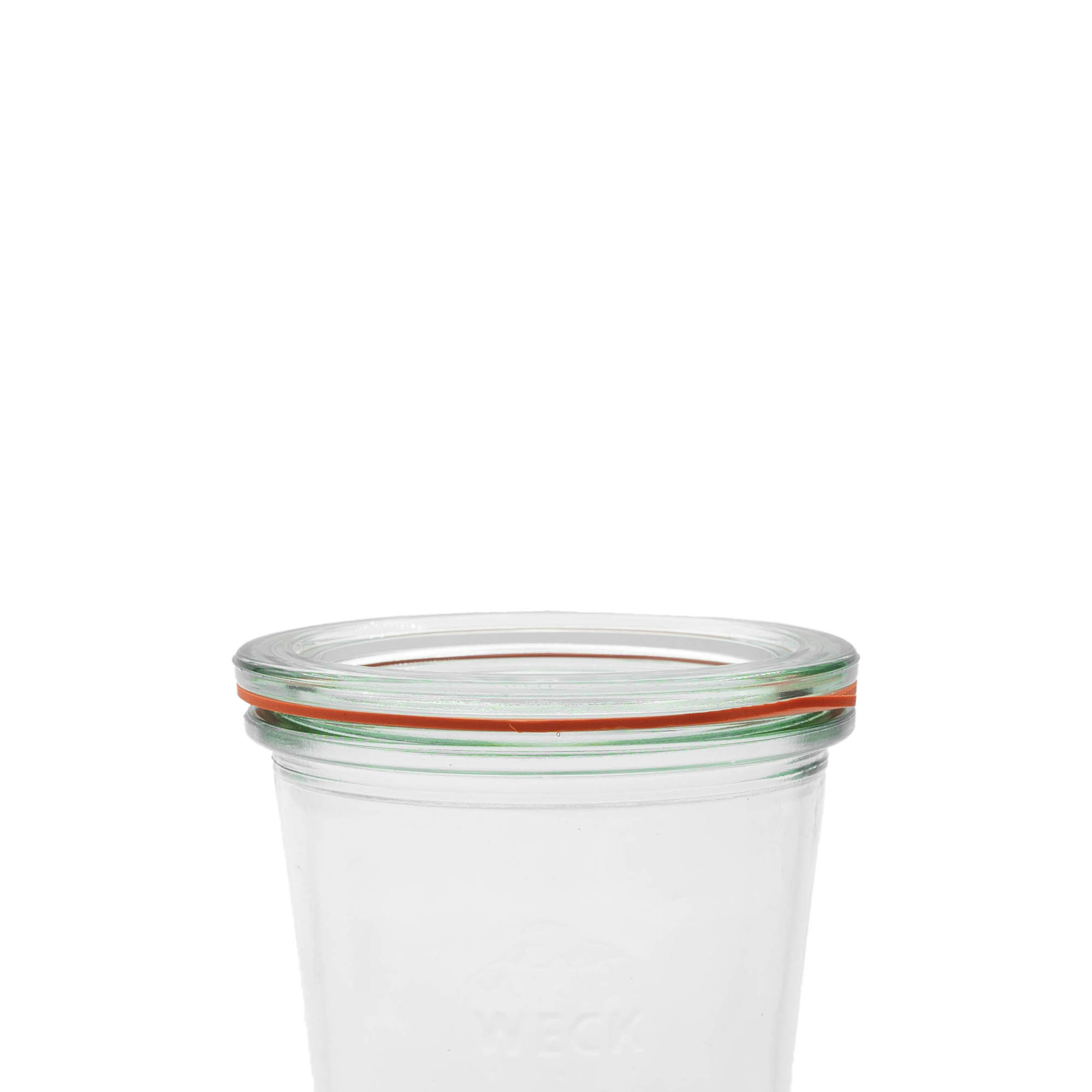 Anel de conserva WECK RR80, vermelho, borda: borda redonda