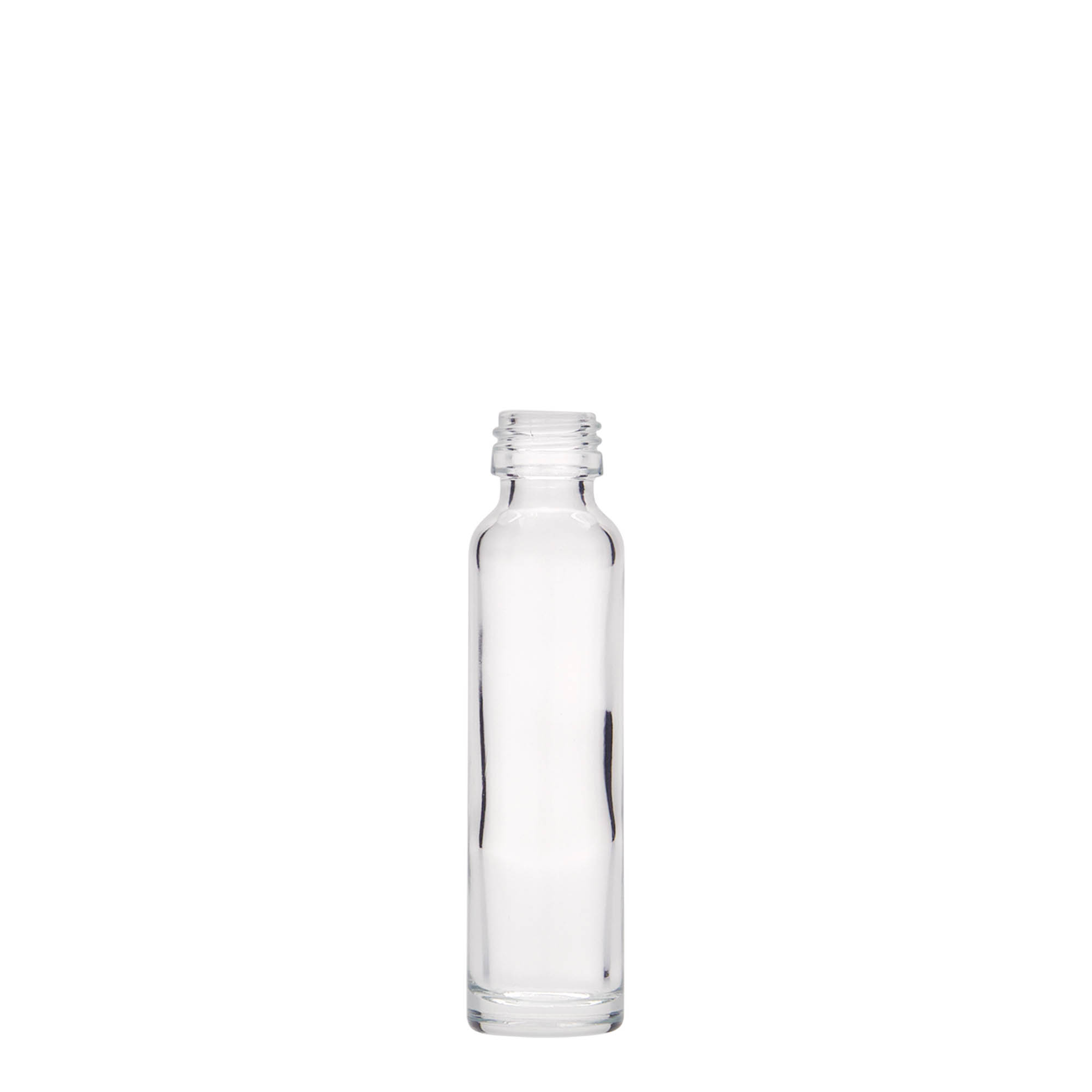 Frasco de jarro de 20 ml, vidro, boca: PP 18 Frasco de jarro de 20 ml, vidro, boca: PP 18