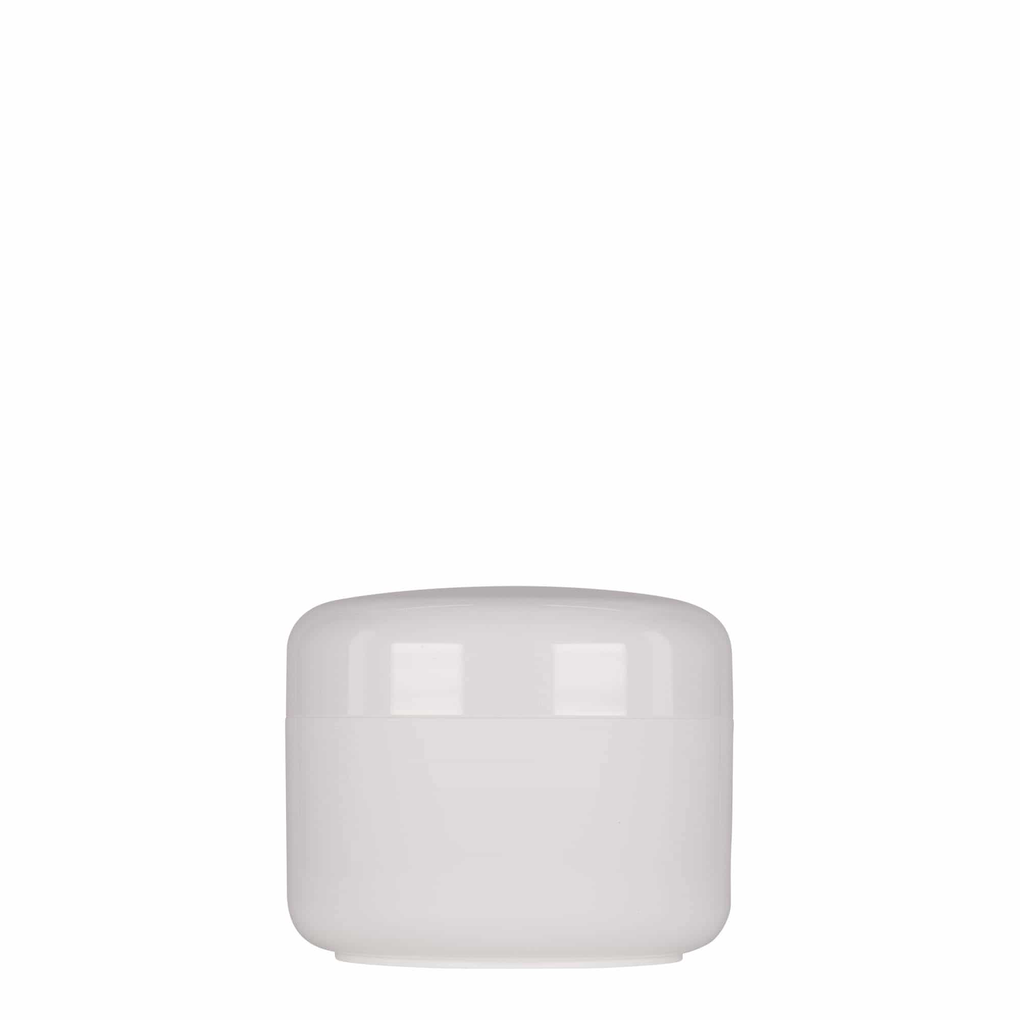 200 ml frasco de plástico 'Bianca', PP, branco, boca: tampa de rosca