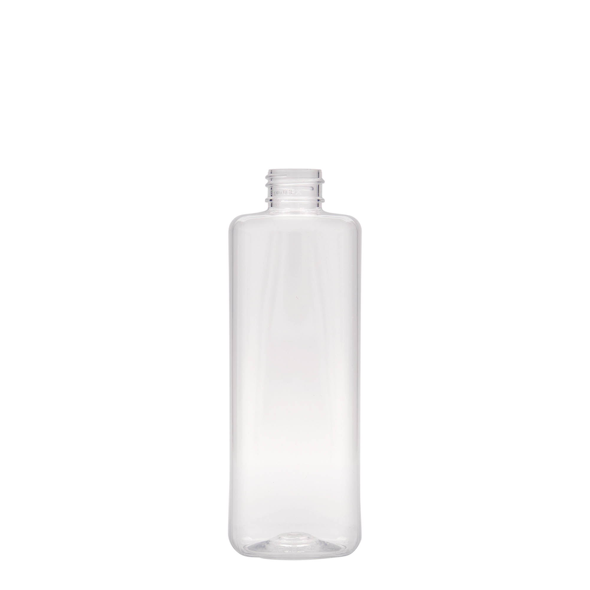 Garrafa PET de 300 ml 'Karl', quadrada, plástico, bocal: 24/410