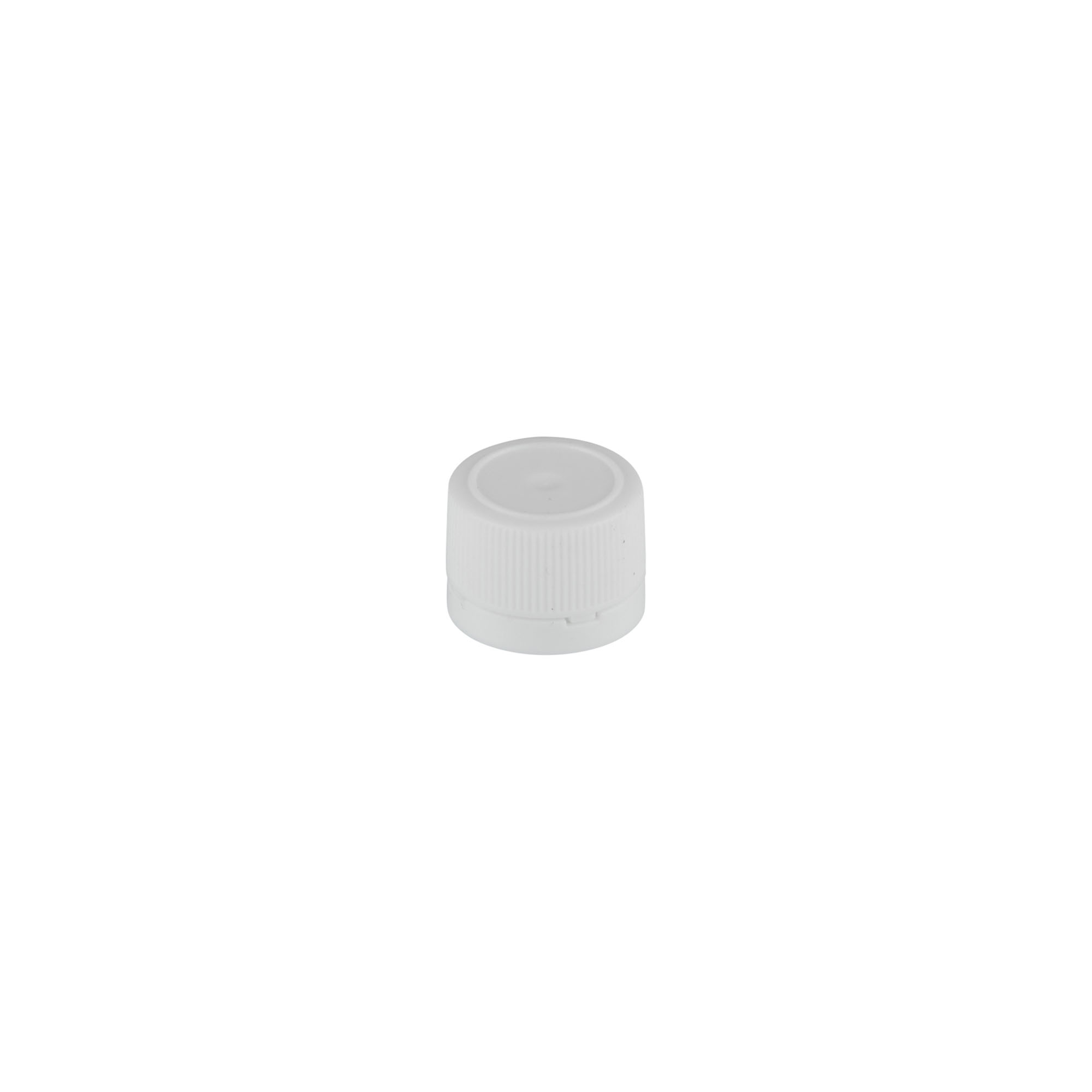 Tampa de rosca para tubos PET, plástico, branco Tampa de rosca para tubos PET, plástico, branco