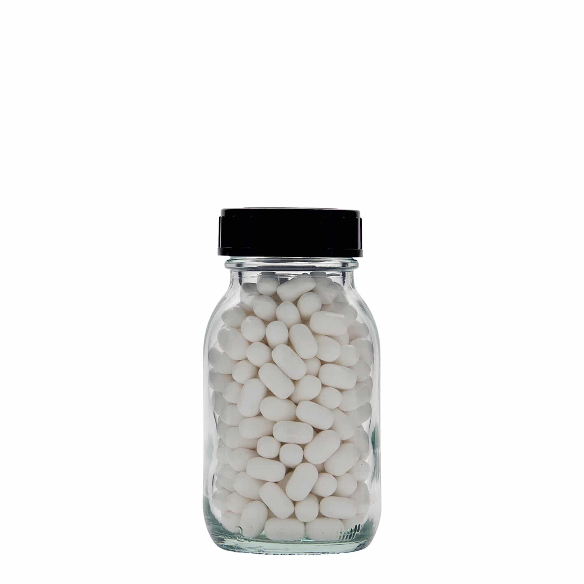 Frasco de boca larga de 125 ml, boca: DIN 40