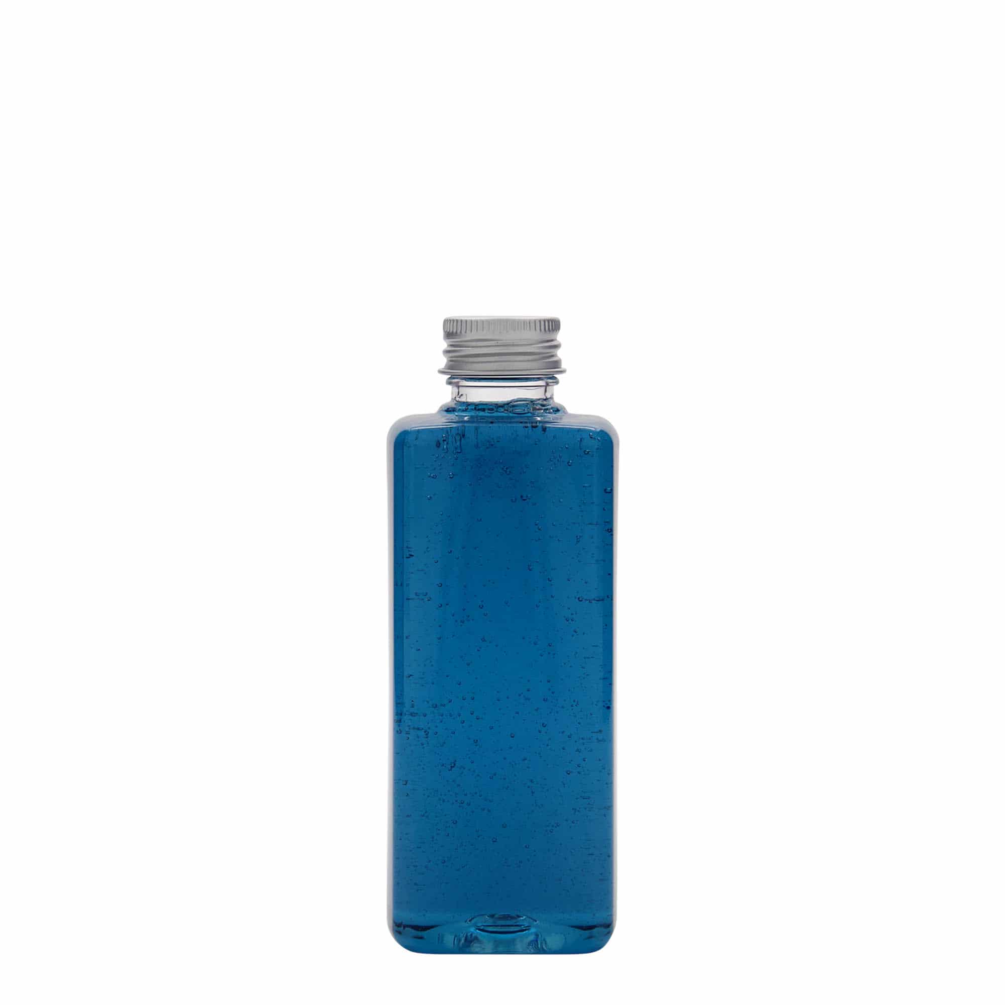 200 ml Garrafa PET 'Karl',quadrada, plástico, boca: GPI 24/410