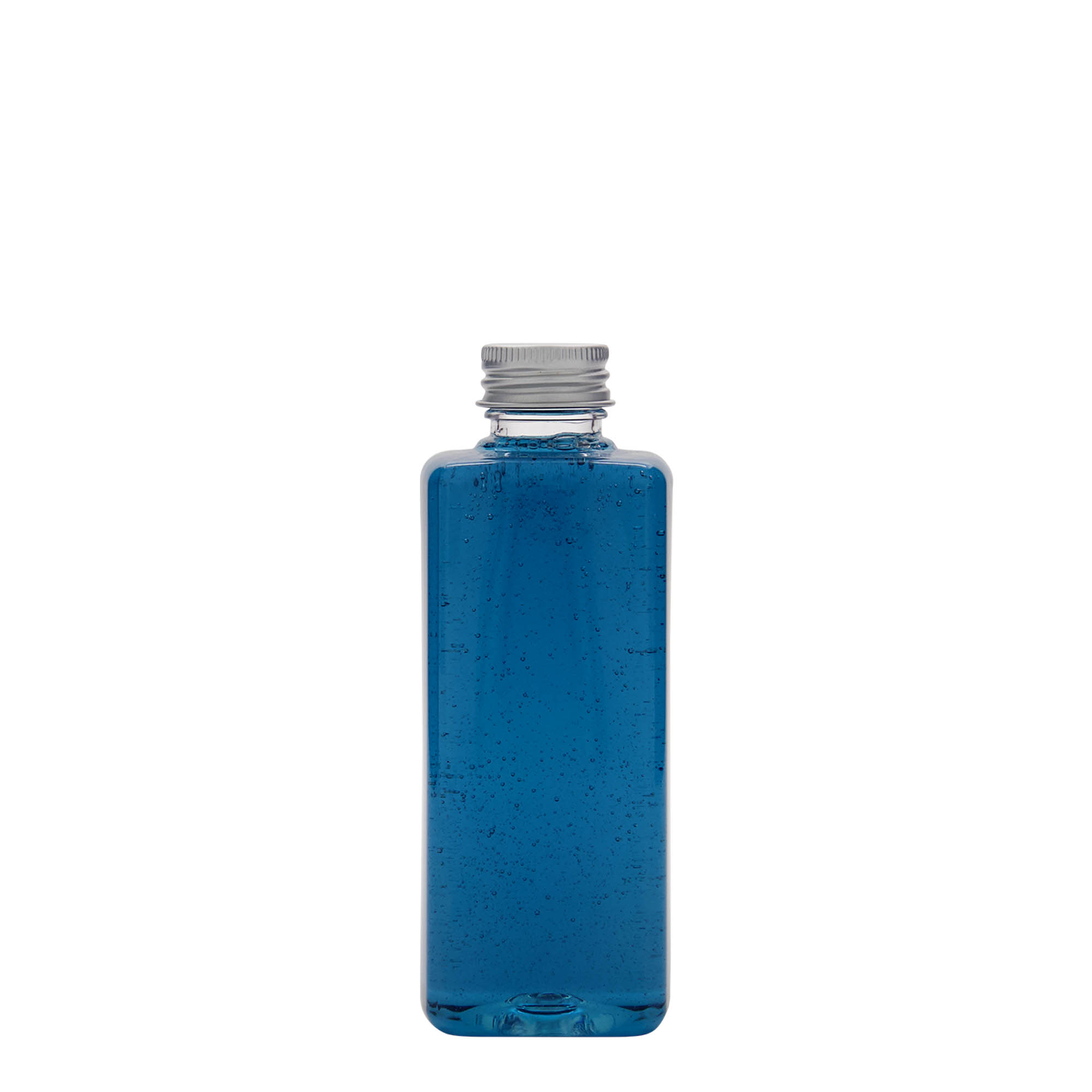 Garrafa PET de 200 ml 'Karl', quadrada, plástico, bocal: 24/410