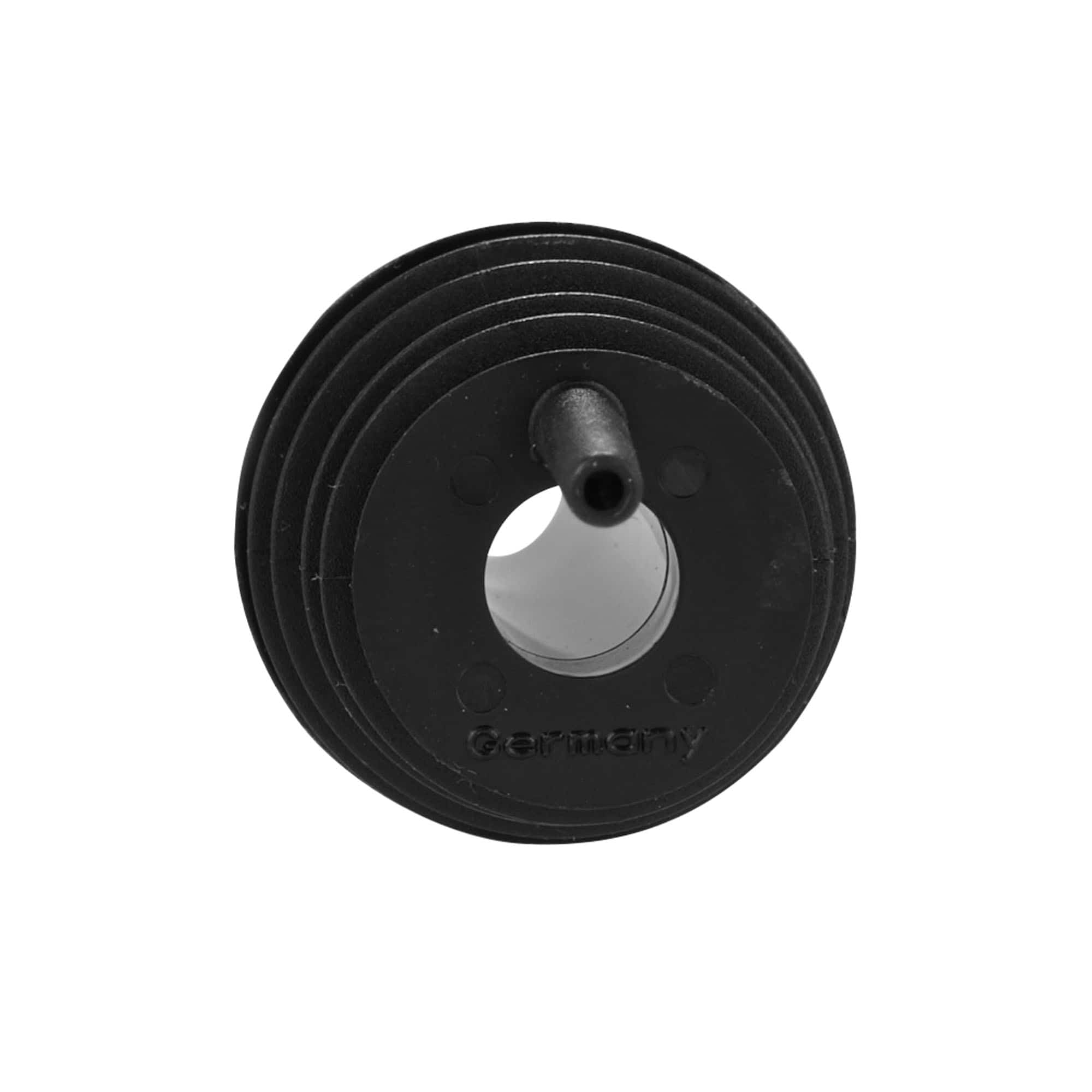 Vertedor de garrafas inox com capa, aço inox, prateado