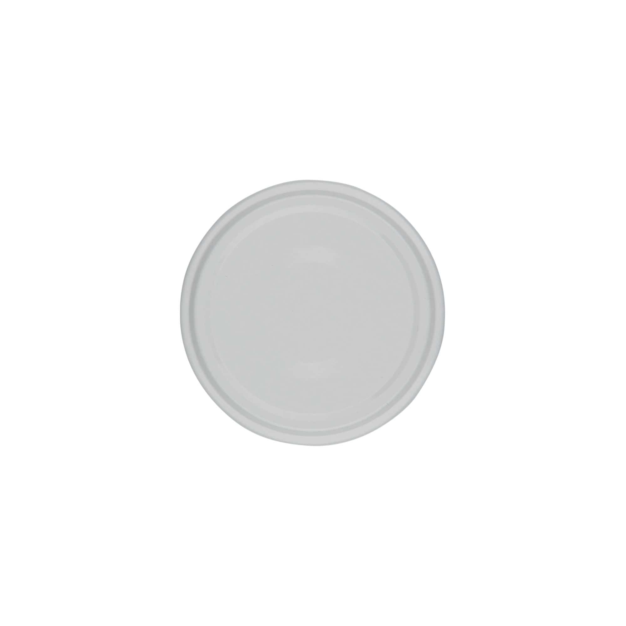 Tampa Twist-Off, folha de flandres, branco, para boca: TO 63