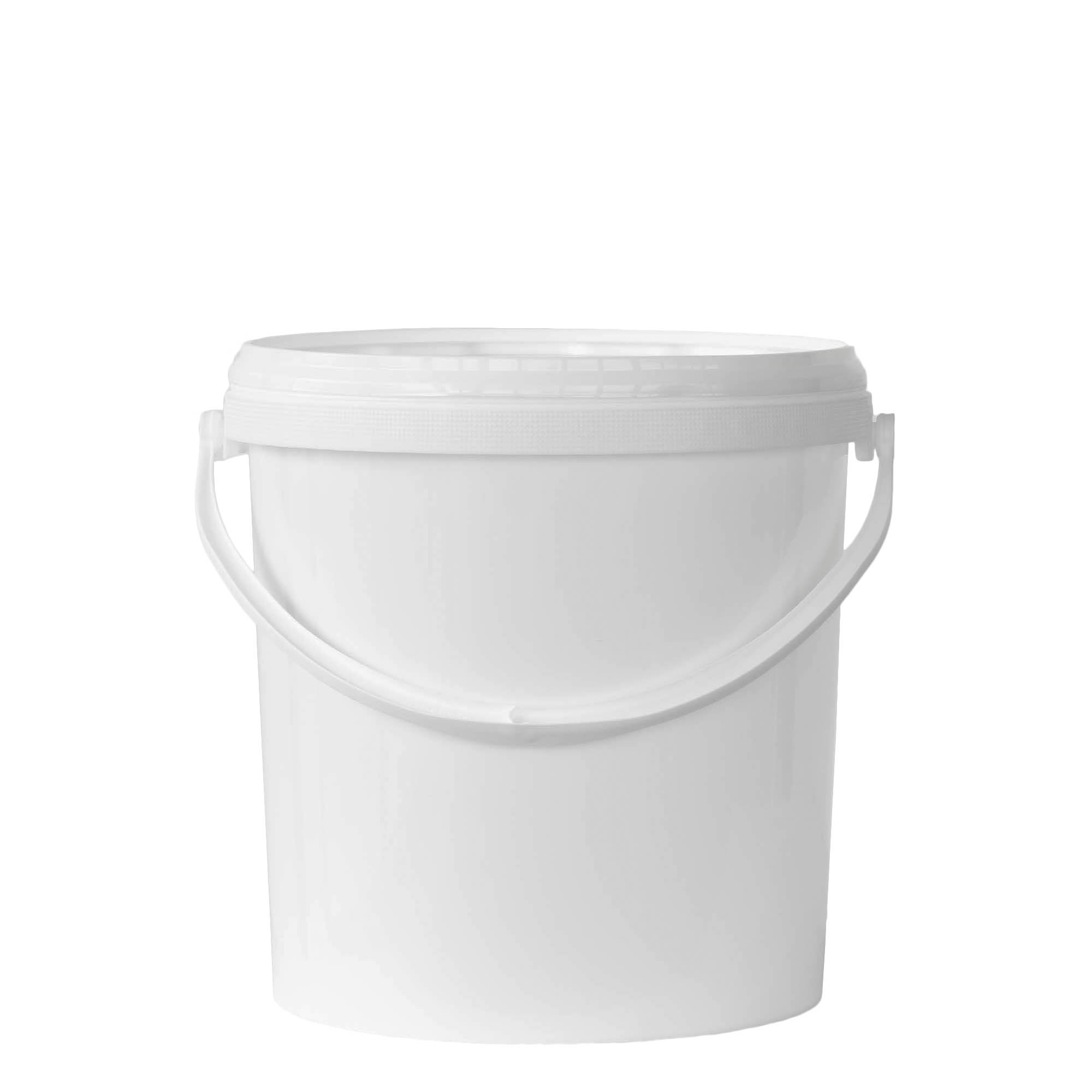 Balde de 10 l, plástico PP, branco Balde de 10 l, plástico PP, branco