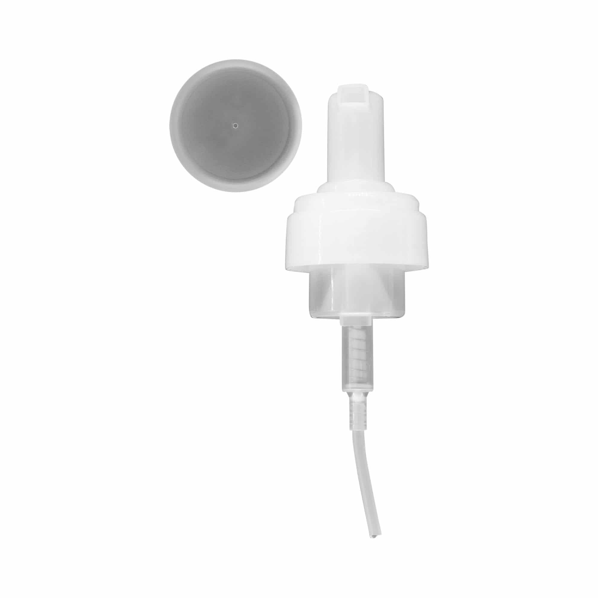 Doseador 100 ml 'Foamer', plástico PP, branco, para bocal: tampa de rosca