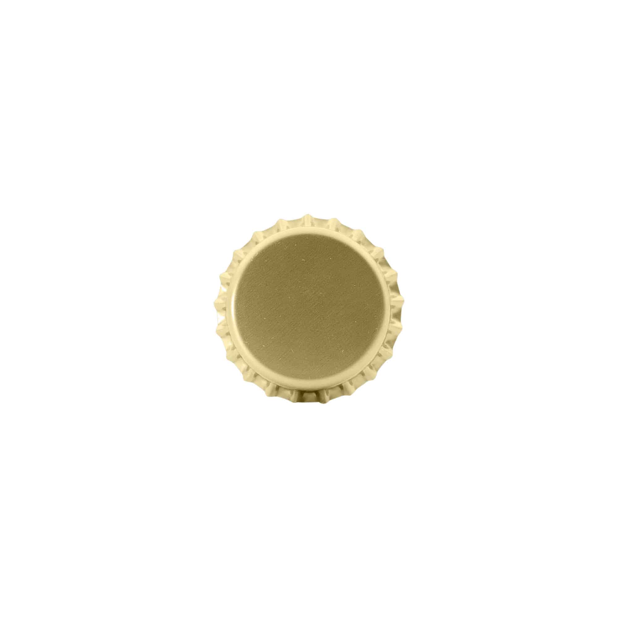 Tampas de garrafa 26 mm, metal, dourado