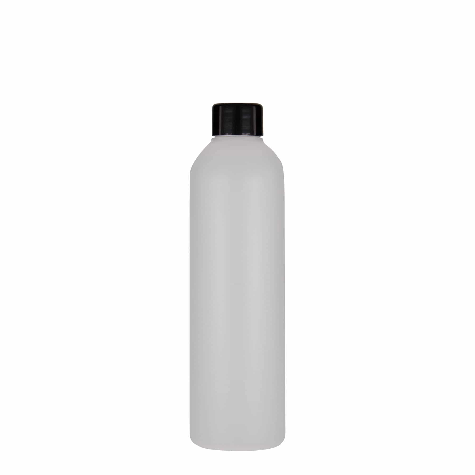 250 ml Garrafa de plástico 'Tuffy', PEAD, natural, boca: GPI 24/410