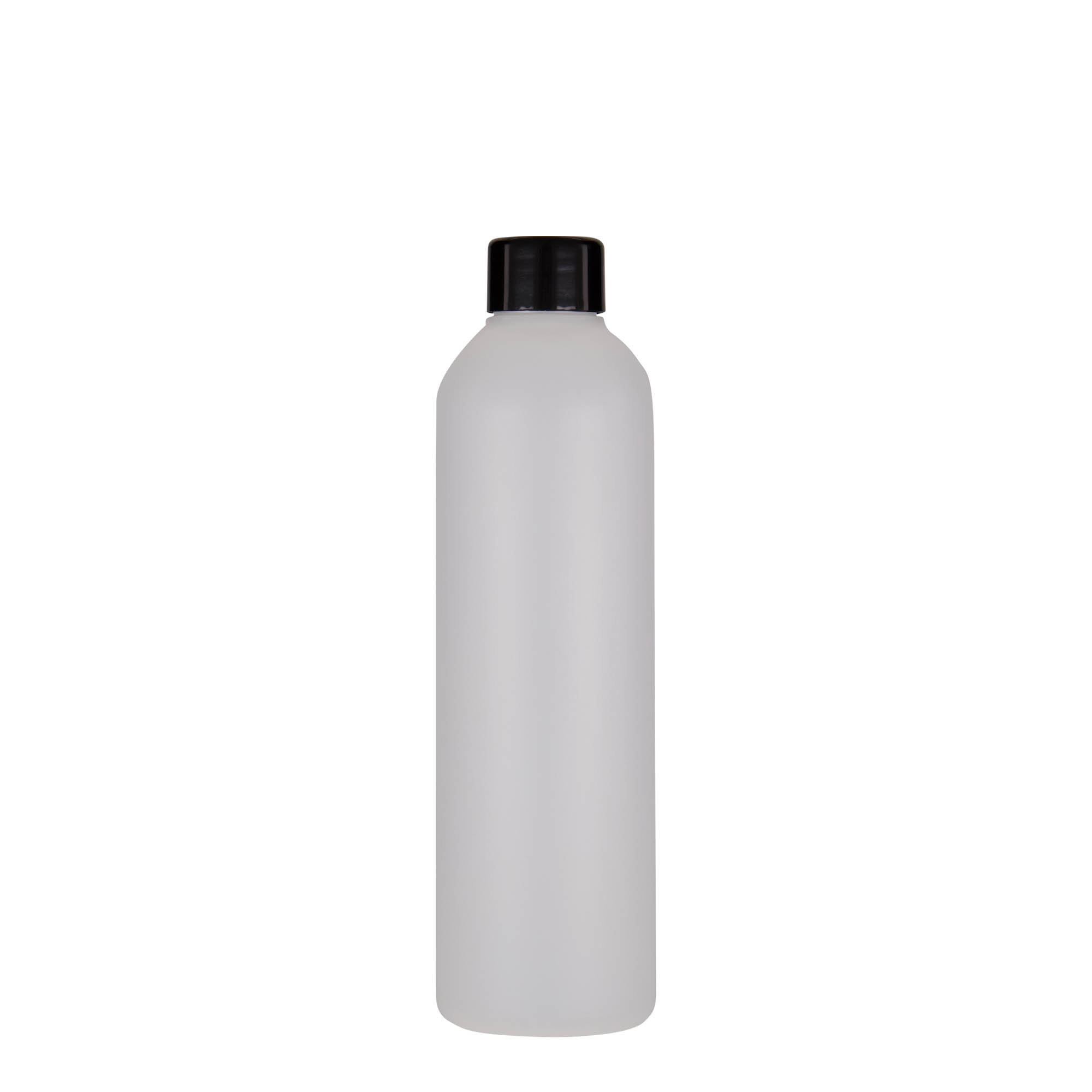 Frasco de plástico de 250 ml 'Tuffy', HDPE, natural, gargalo: 24/410 Frasco de plástico de 250 ml 'Tuffy', HDPE, natural, gargalo: 24/410