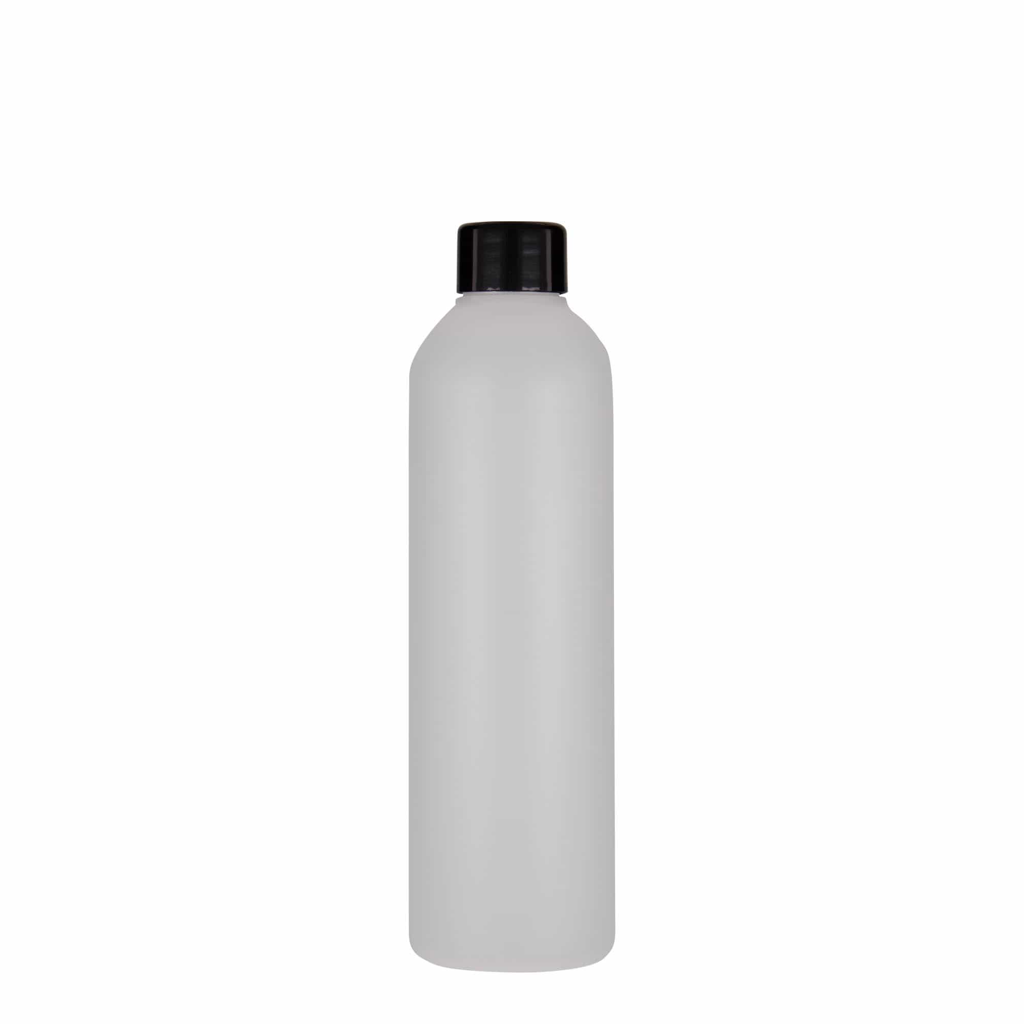Frasco de plástico de 250 ml 'Tuffy', HDPE, natural, gargalo: 24/410