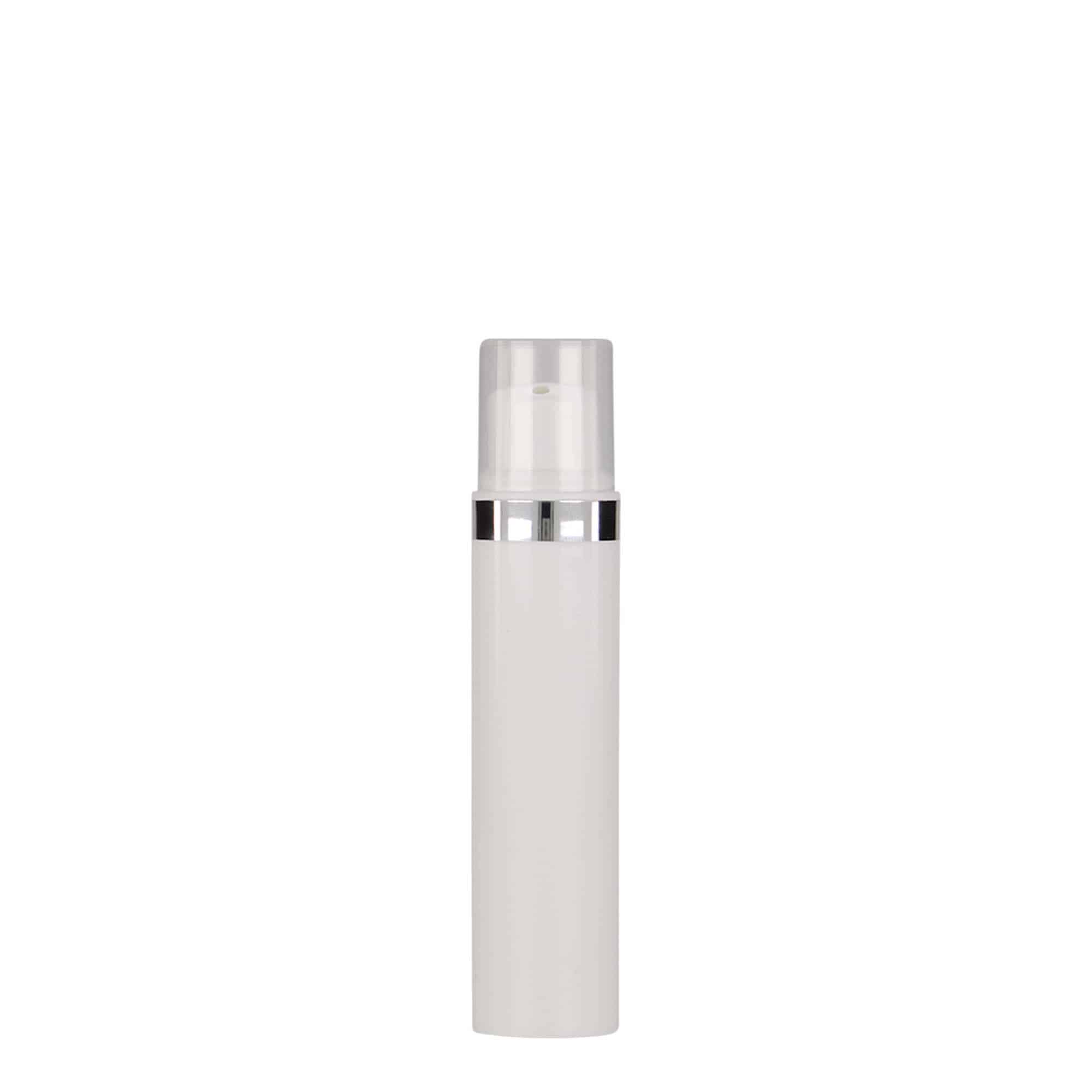 15 ml Dispensador Airless 'Nano', plástico PP, branco 15 ml Dispensador Airless 'Nano', plástico PP, branco